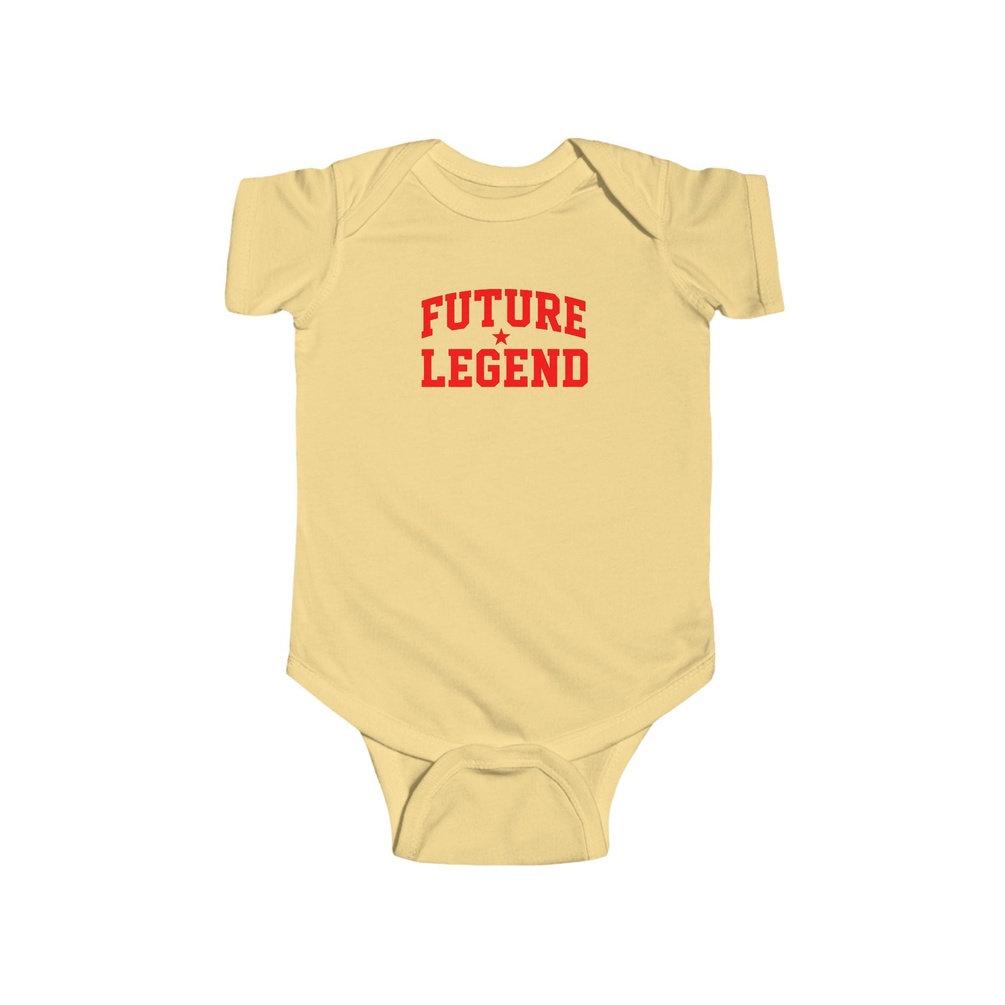 Future Legend Baby Onesie — Red Print