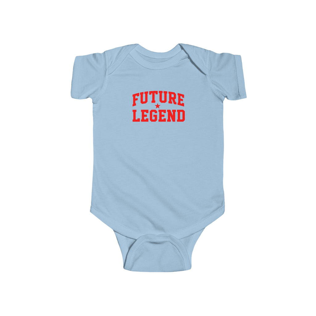 Future Legend Baby Onesie — Red Print