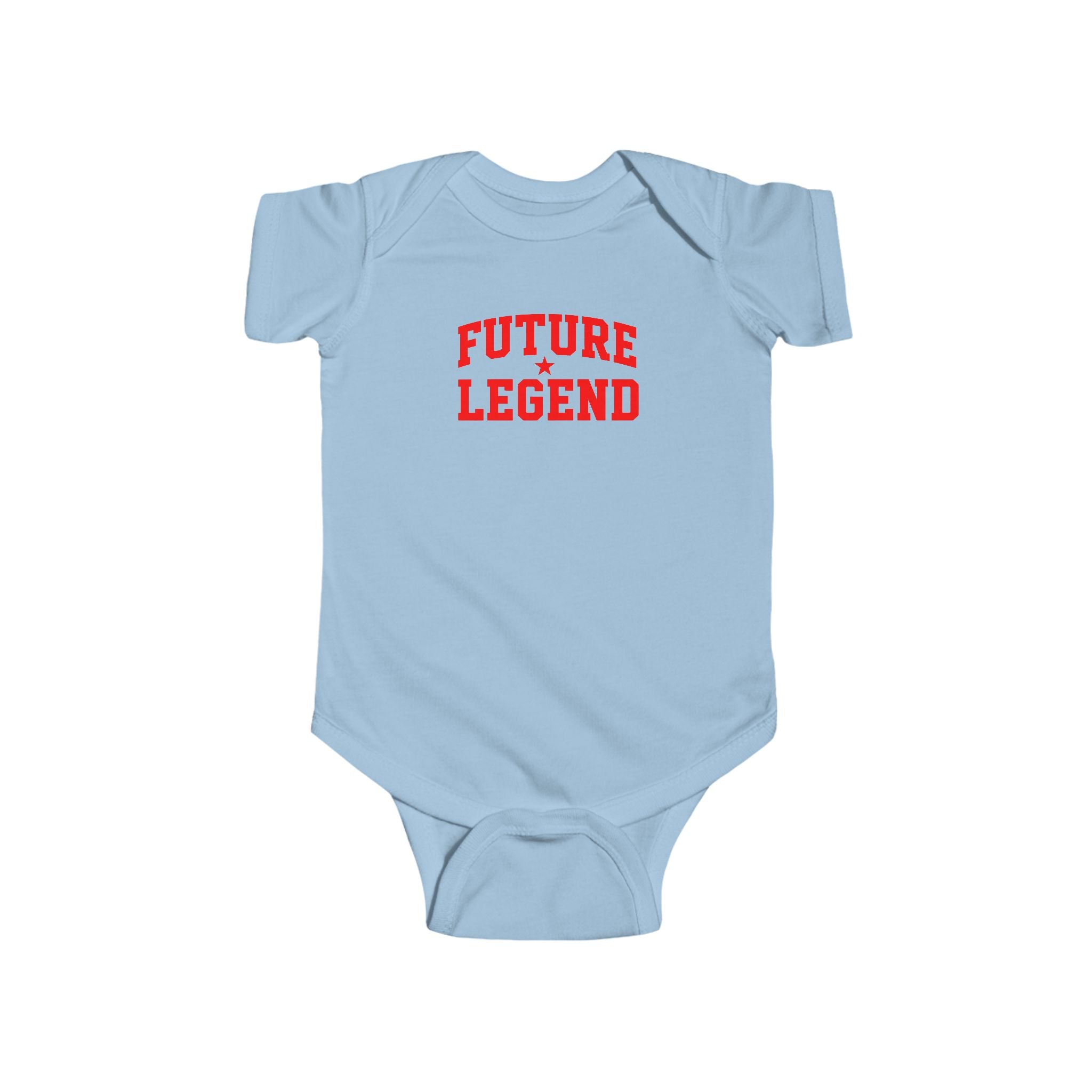 Future Legend Baby Onesie — Red Print