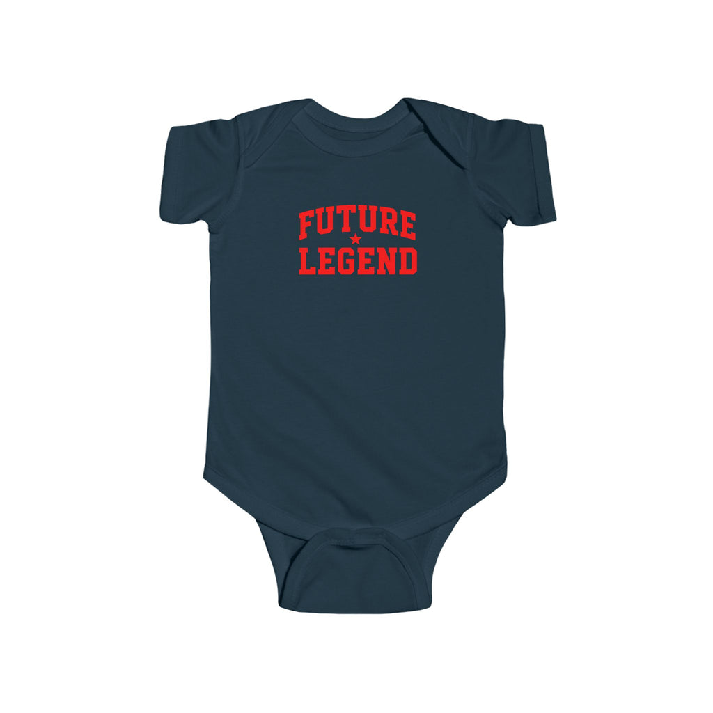 Future Legend Baby Onesie — Red Print
