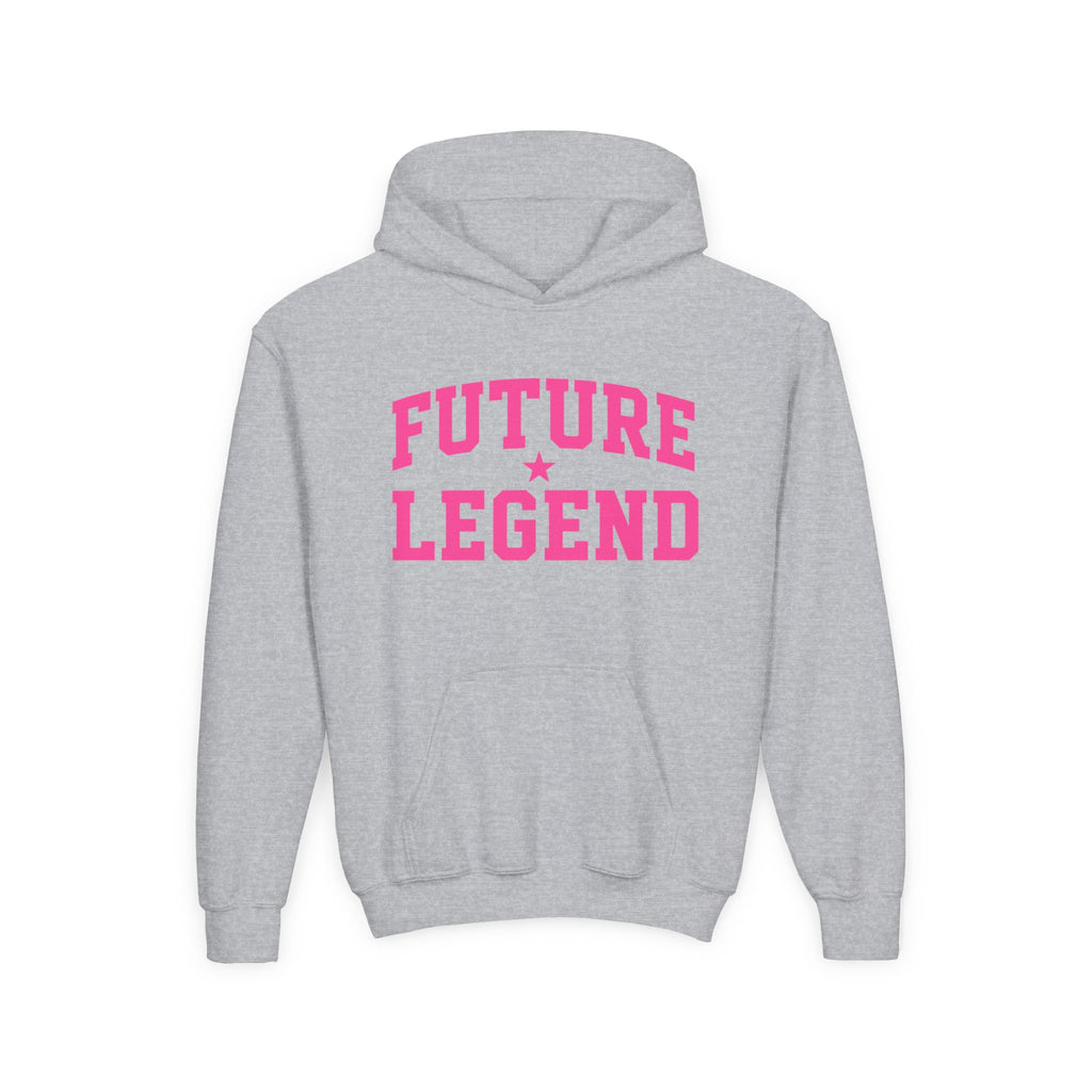 Youth Hoodie - "Future Legend" - Pink Print