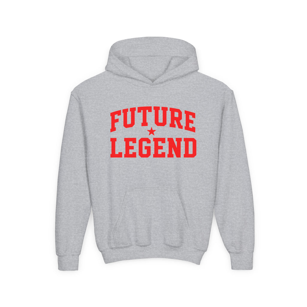 Youth Hoodie - "Future Legend" - Red Print