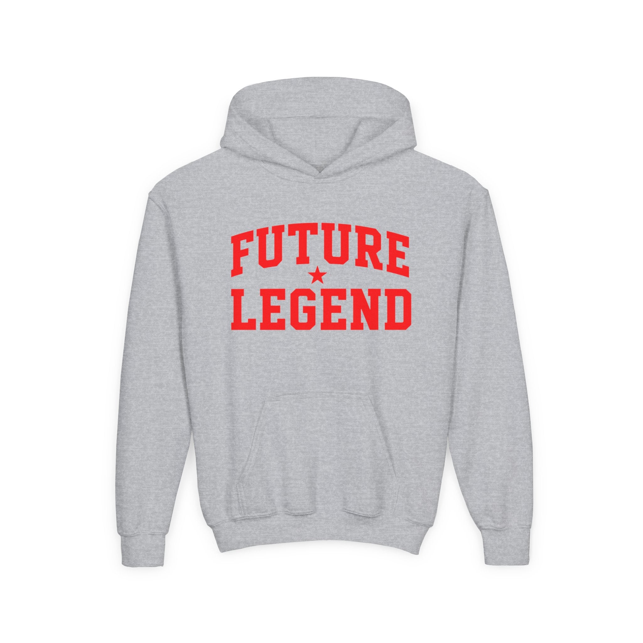 Youth Hoodie - "Future Legend" - Red Print