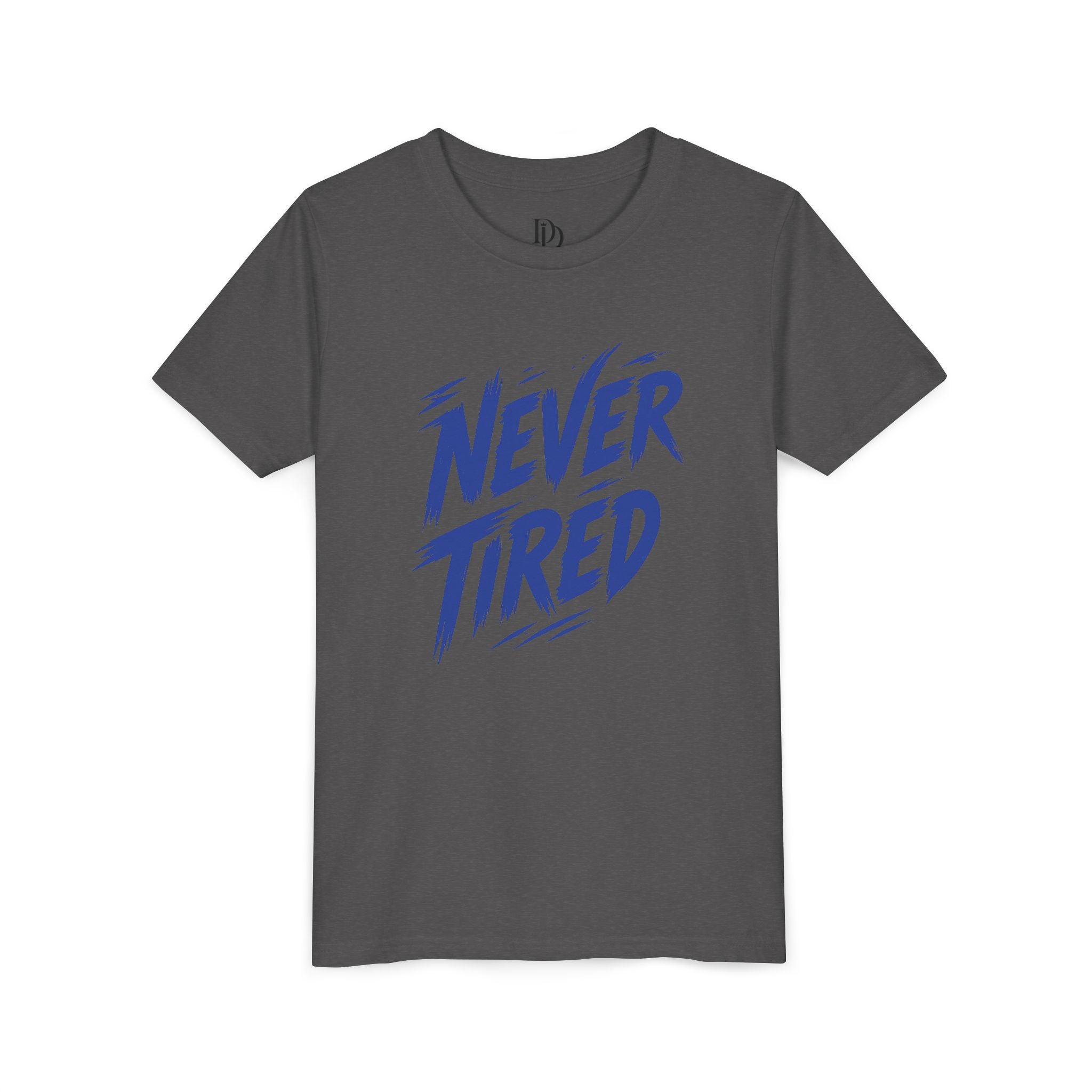 Never Tired Youth Tee - Blue Print