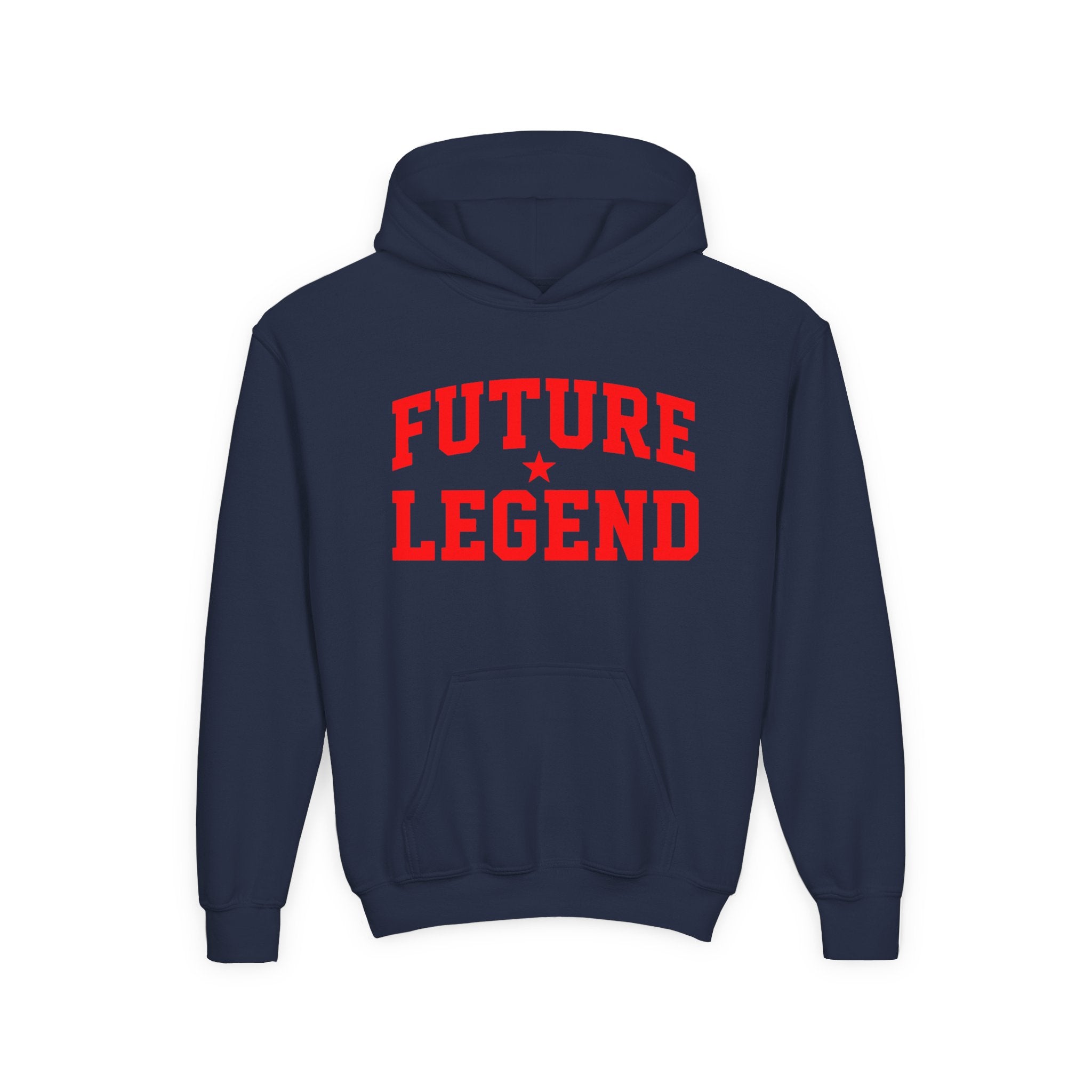 Youth Hoodie - "Future Legend" - Red Print
