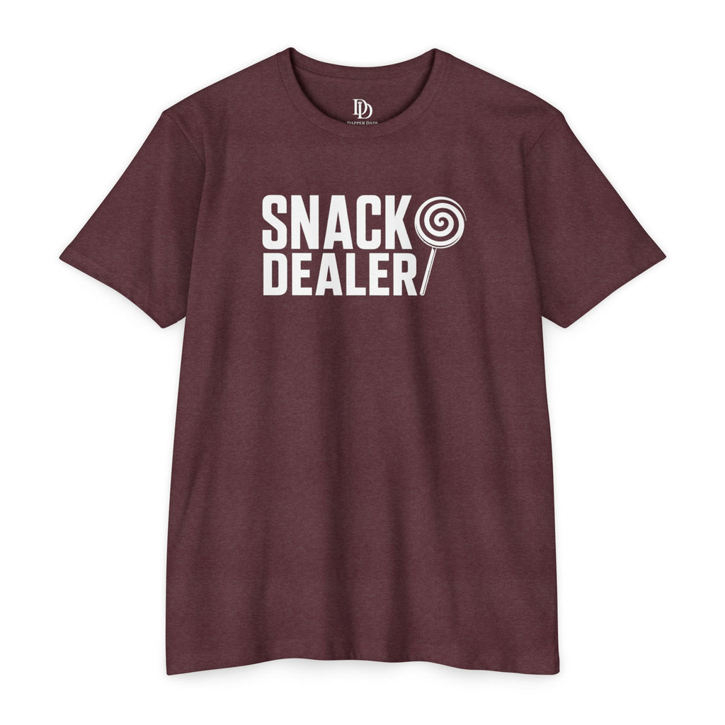 Snack Dealer Adult Tee - White Print