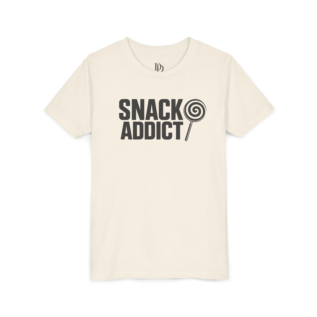 Snack Addict Youth Tee - Black Print