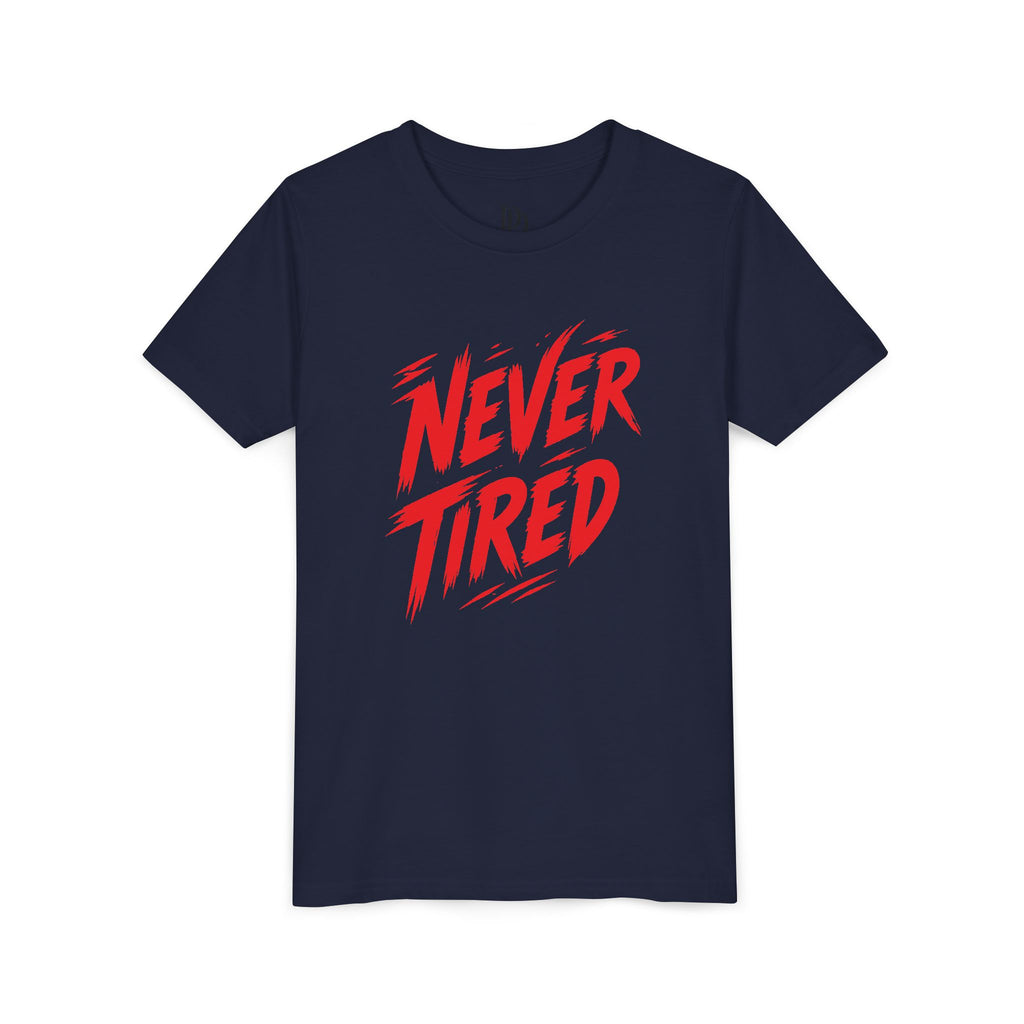 Never Tired Youth Tee - Red Print
