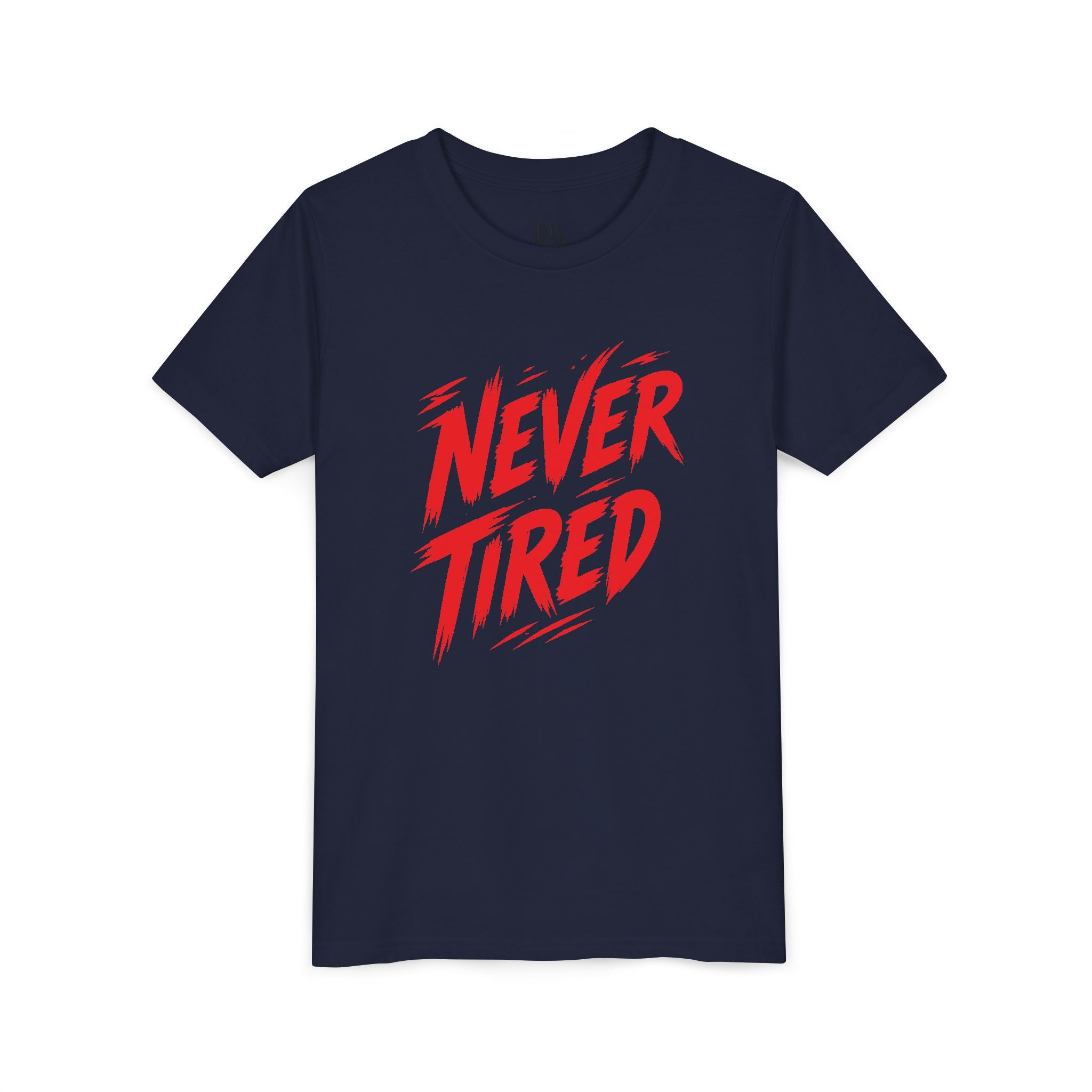 Never Tired Youth Tee - Red Print