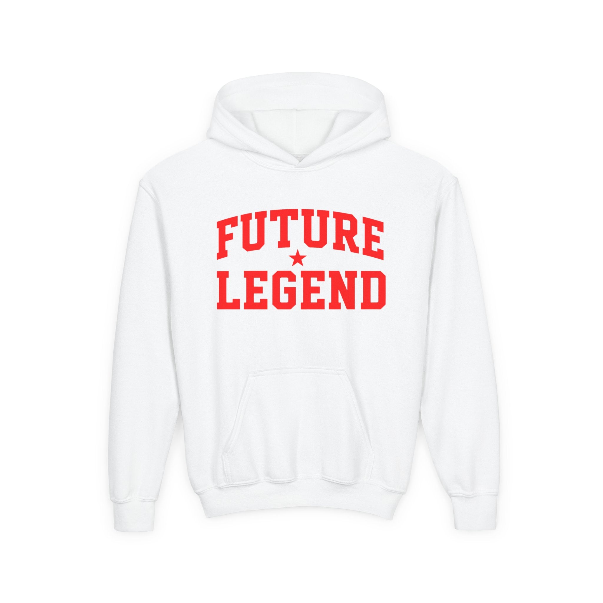 Youth Hoodie - "Future Legend" - Red Print