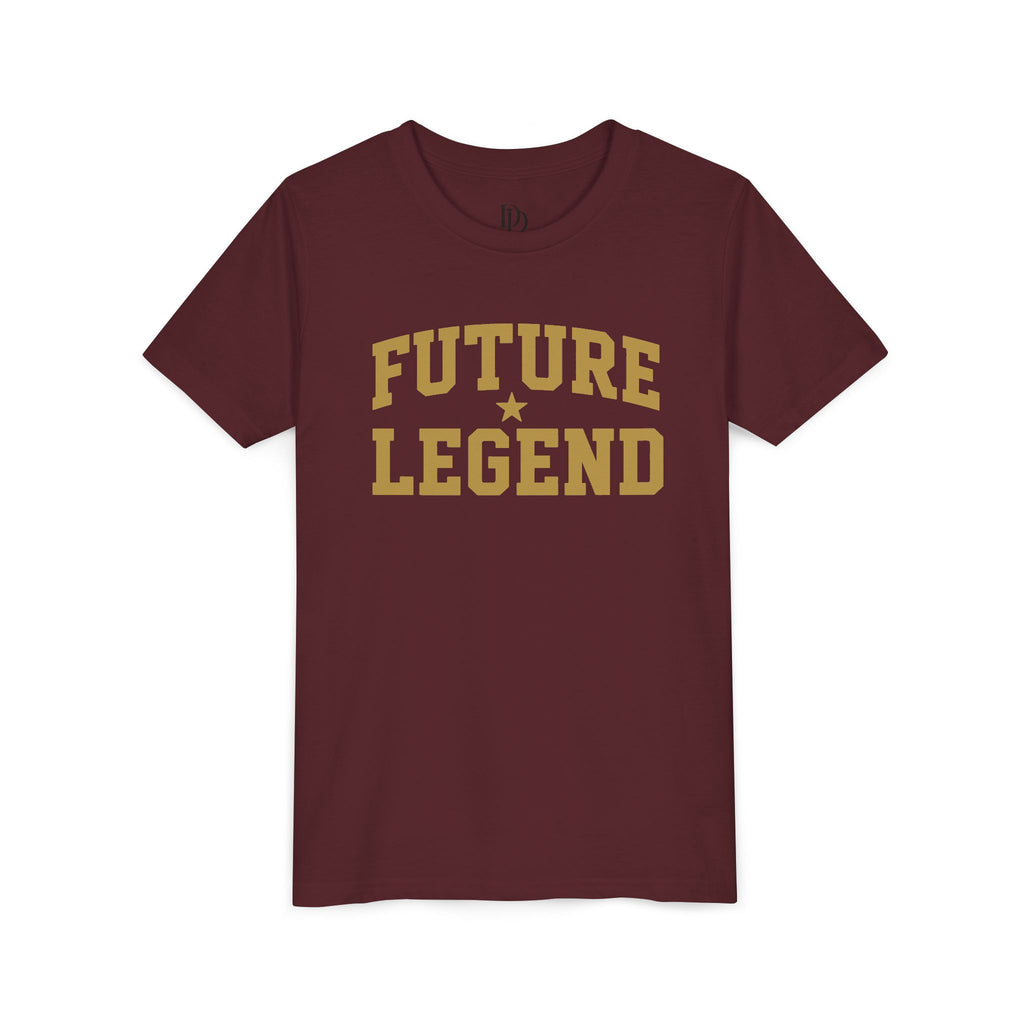 Future Legend Youth Tee - Gold Print