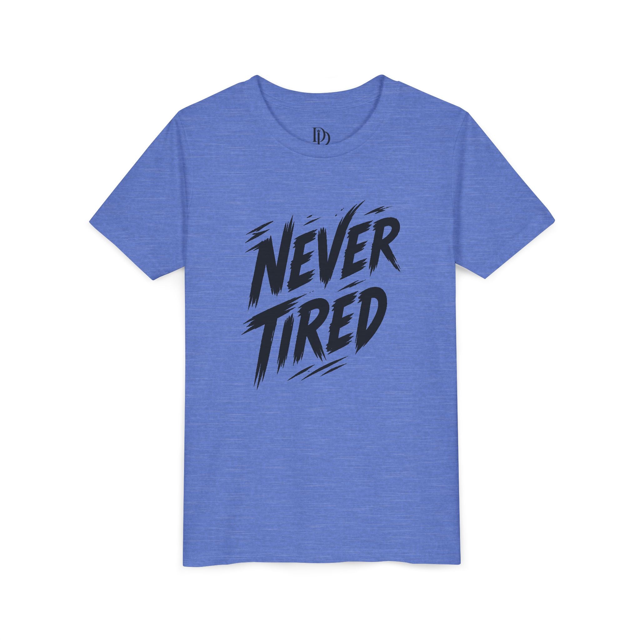 Never Tired Youth Tee - Black Print