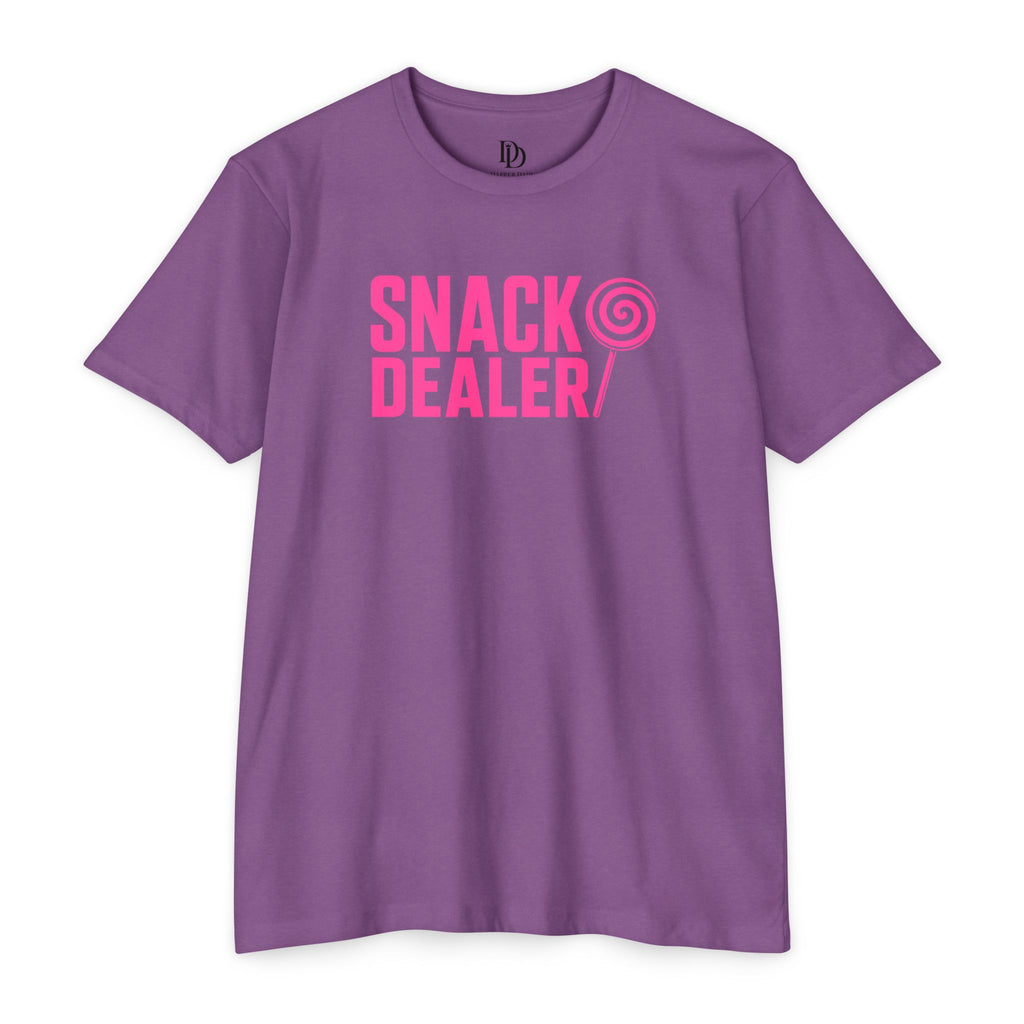 Snack Dealer Adult Tee - Pink Print