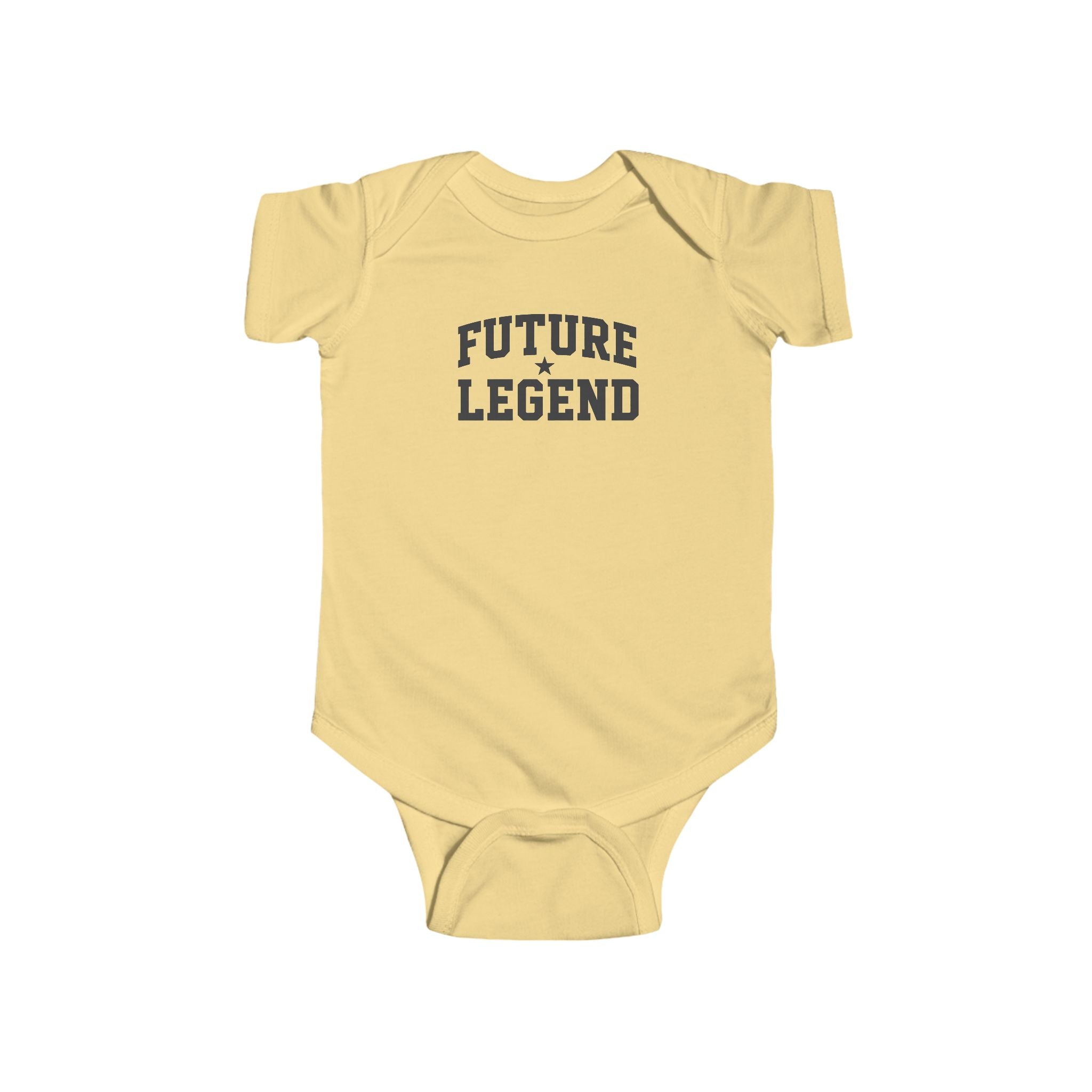 Future Legend Baby Onesie — Black Print