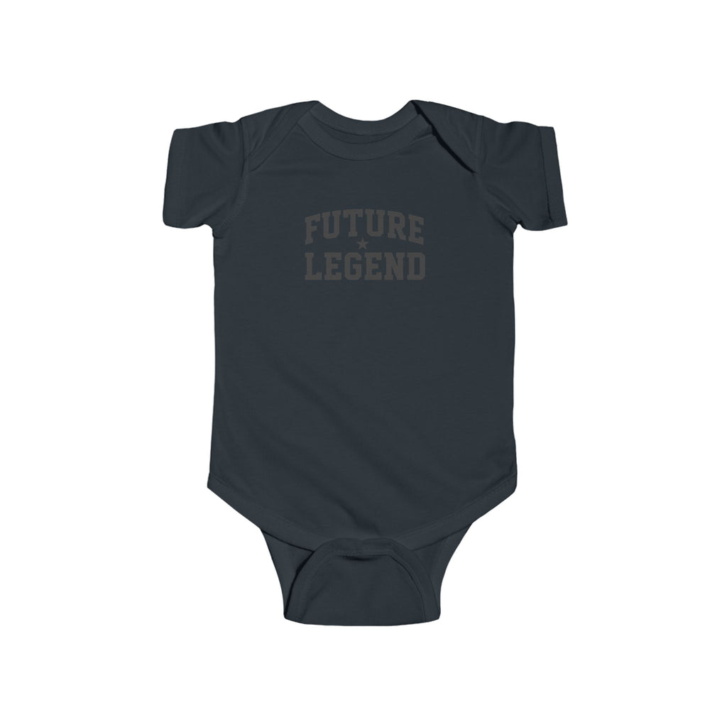 Future Legend Baby Onesie — Black Print