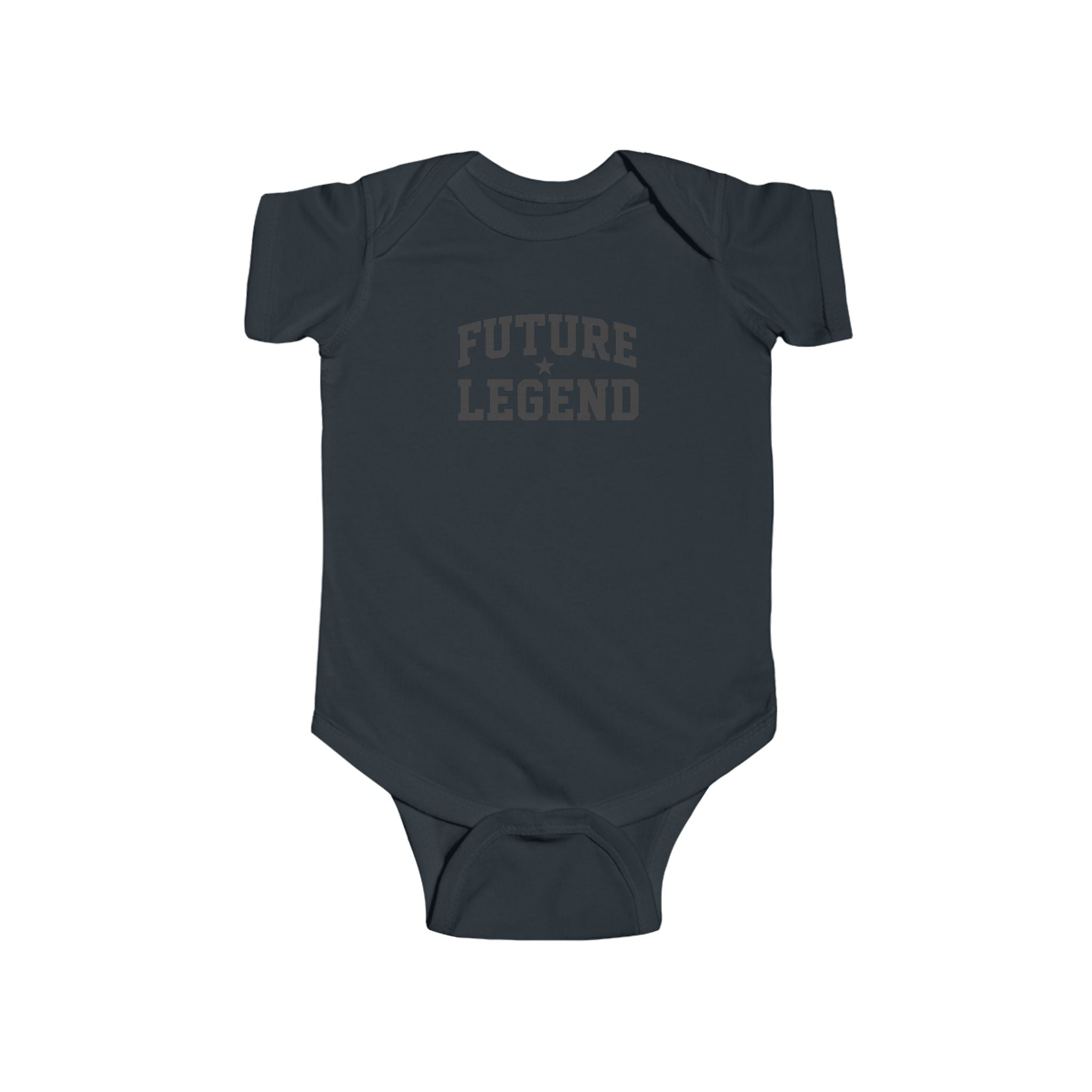 Future Legend Baby Onesie — Black Print