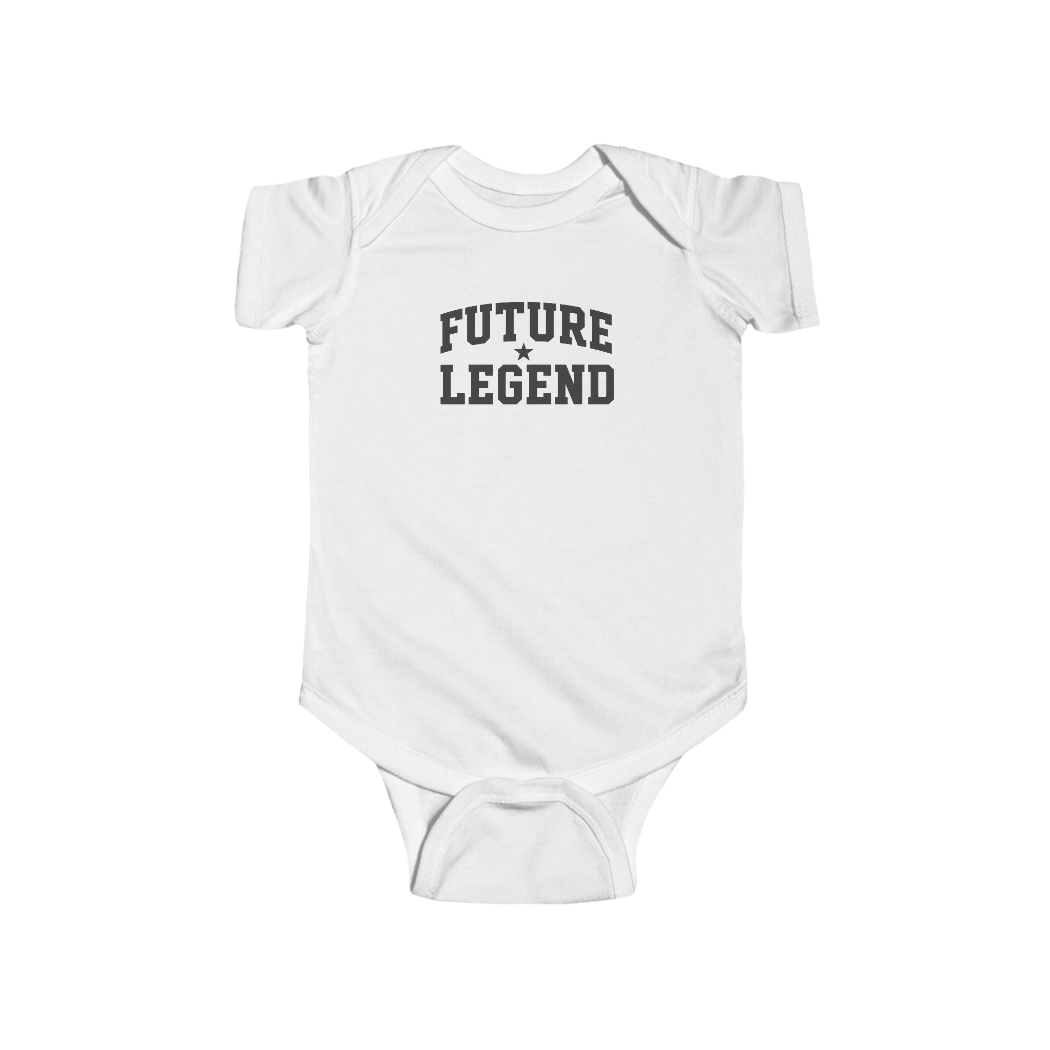 Future Legend Baby Onesie — Black Print