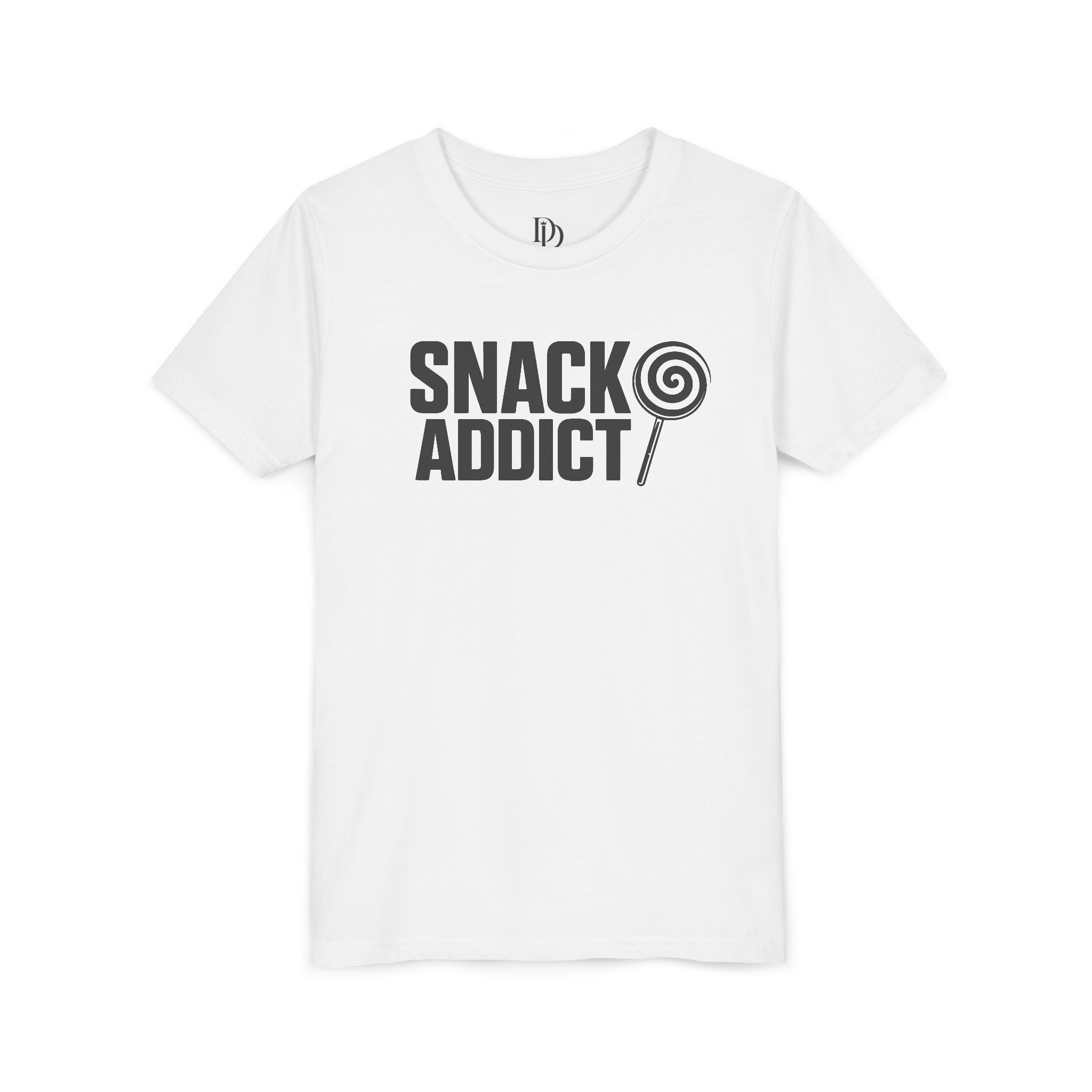 Snack Addict Youth Tee - Black Print