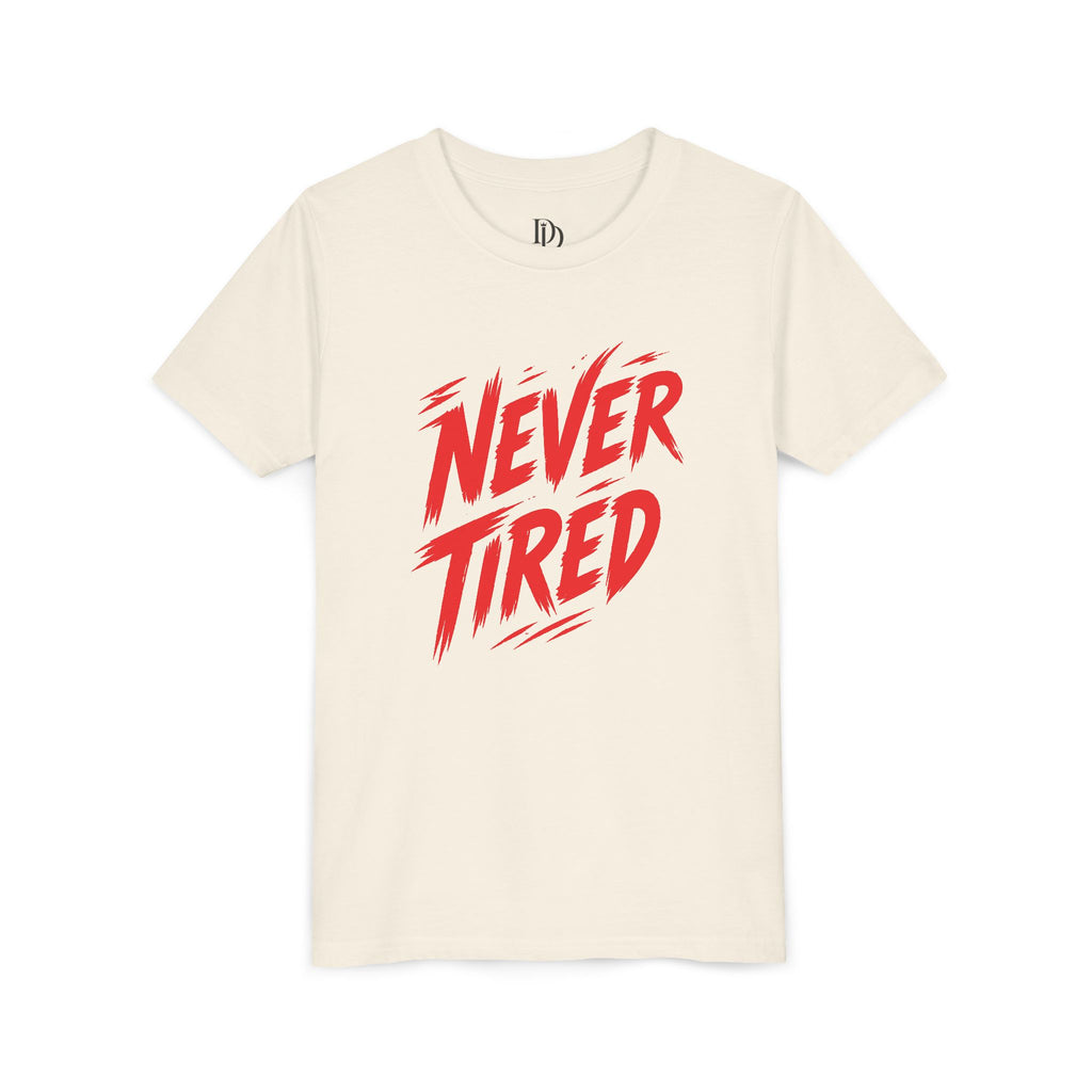 Never Tired Youth Tee - Red Print