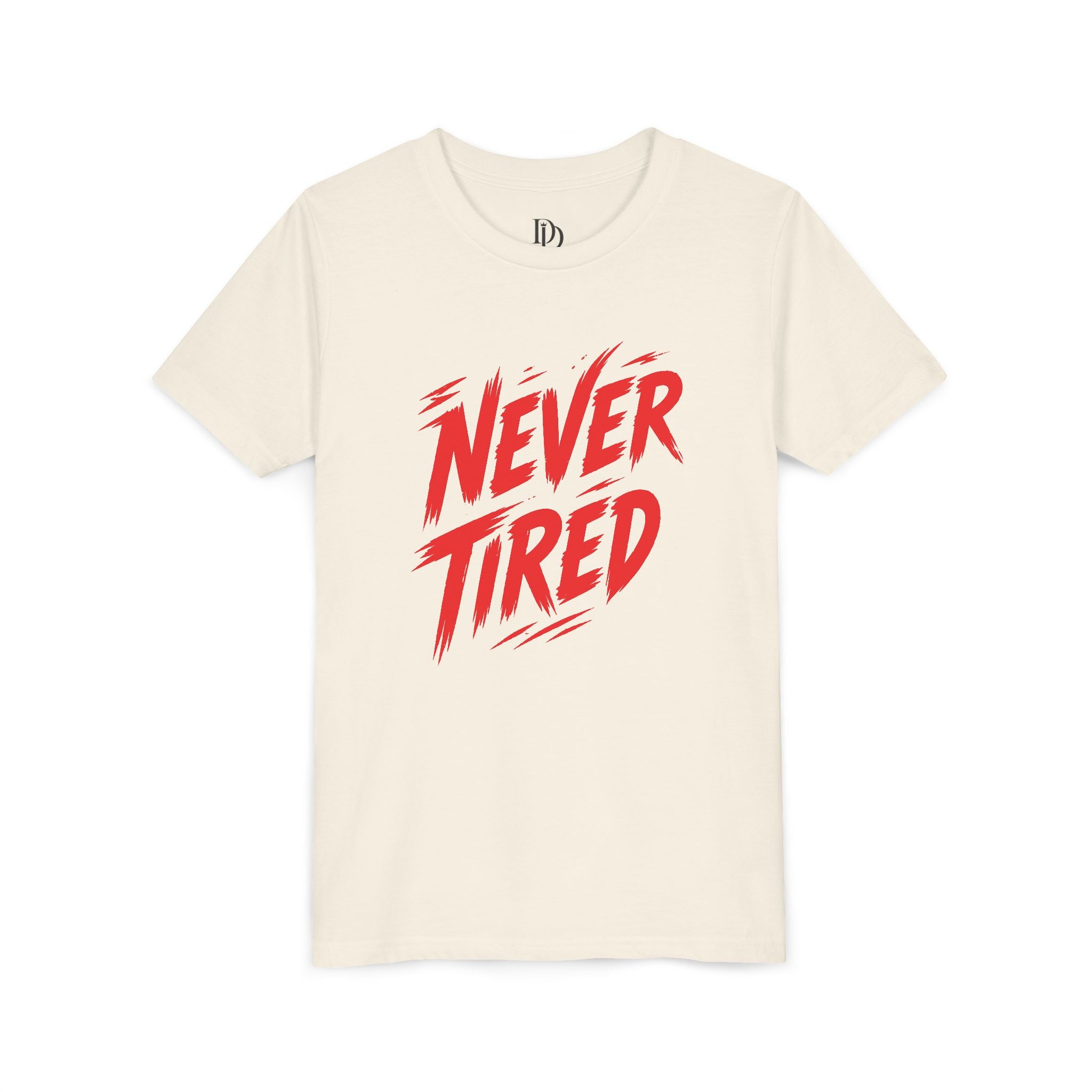 Never Tired Youth Tee - Red Print