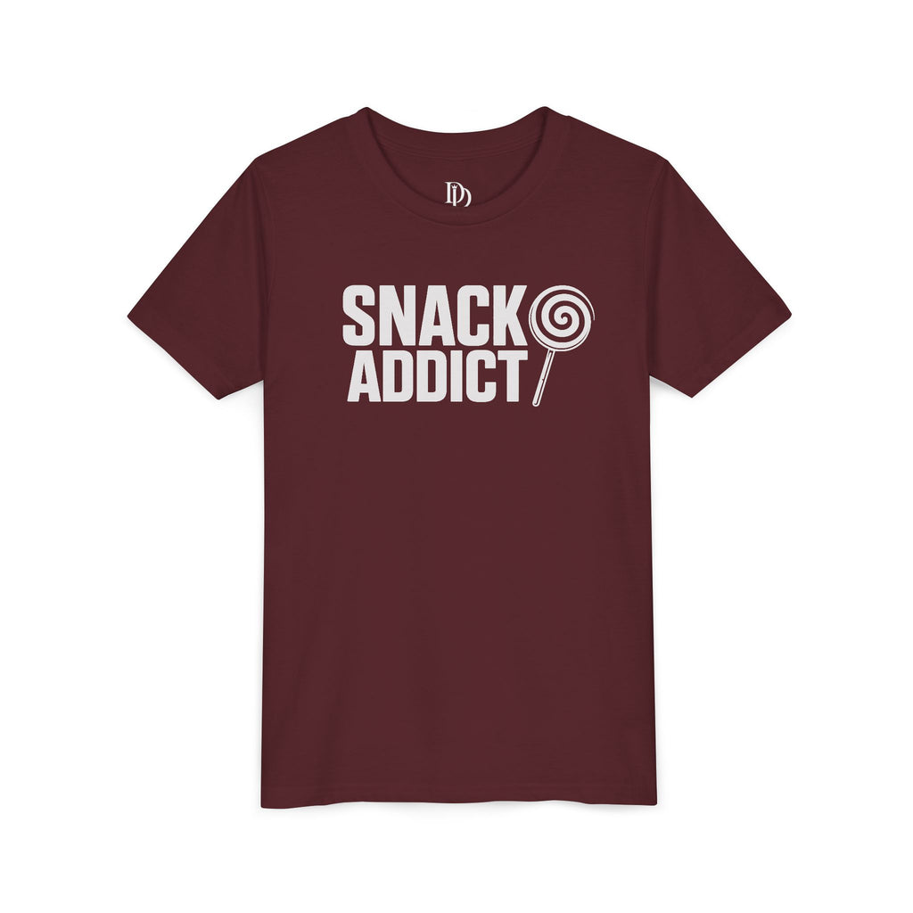 Snack Addict Youth Tee - White Print