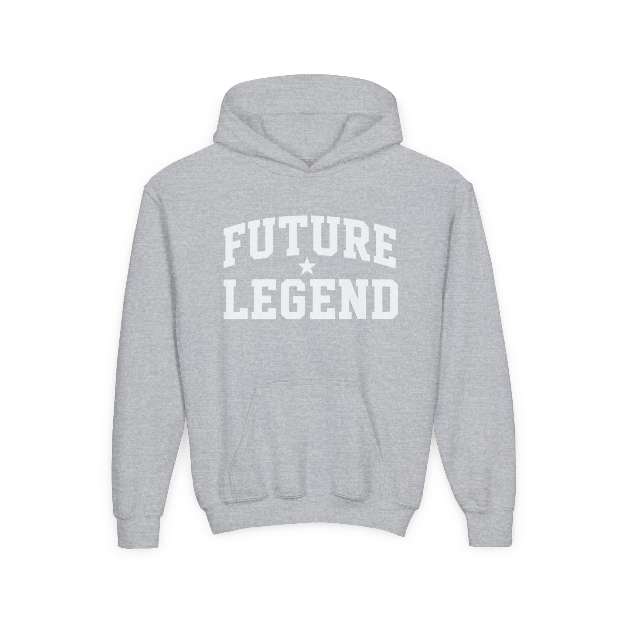 Youth Hoodie - "Future Legend" - White Print