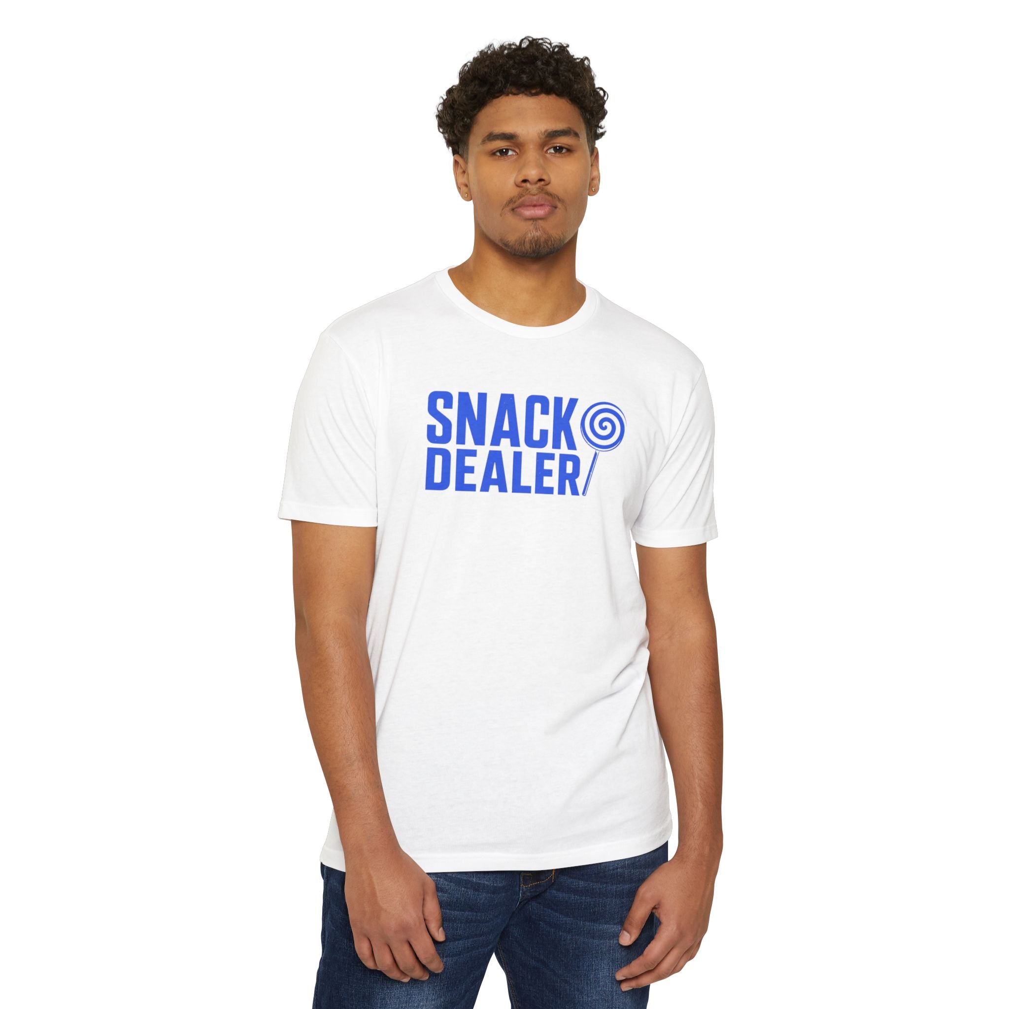 Snack Dealer Adult Tee - Blue Print