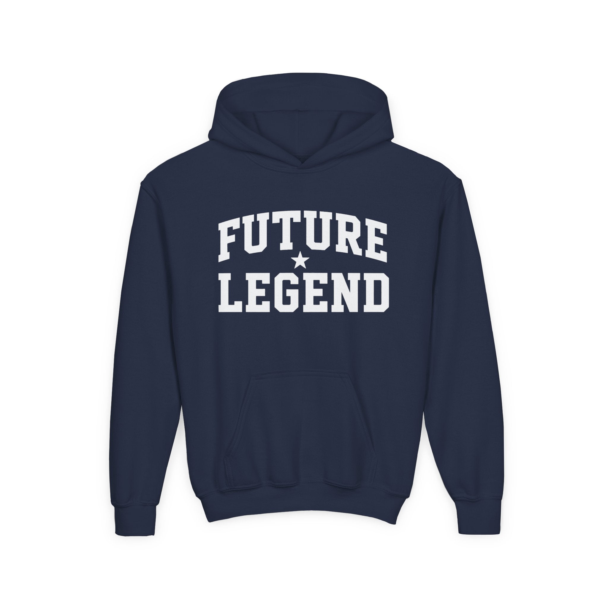 Youth Hoodie - "Future Legend" - White Print