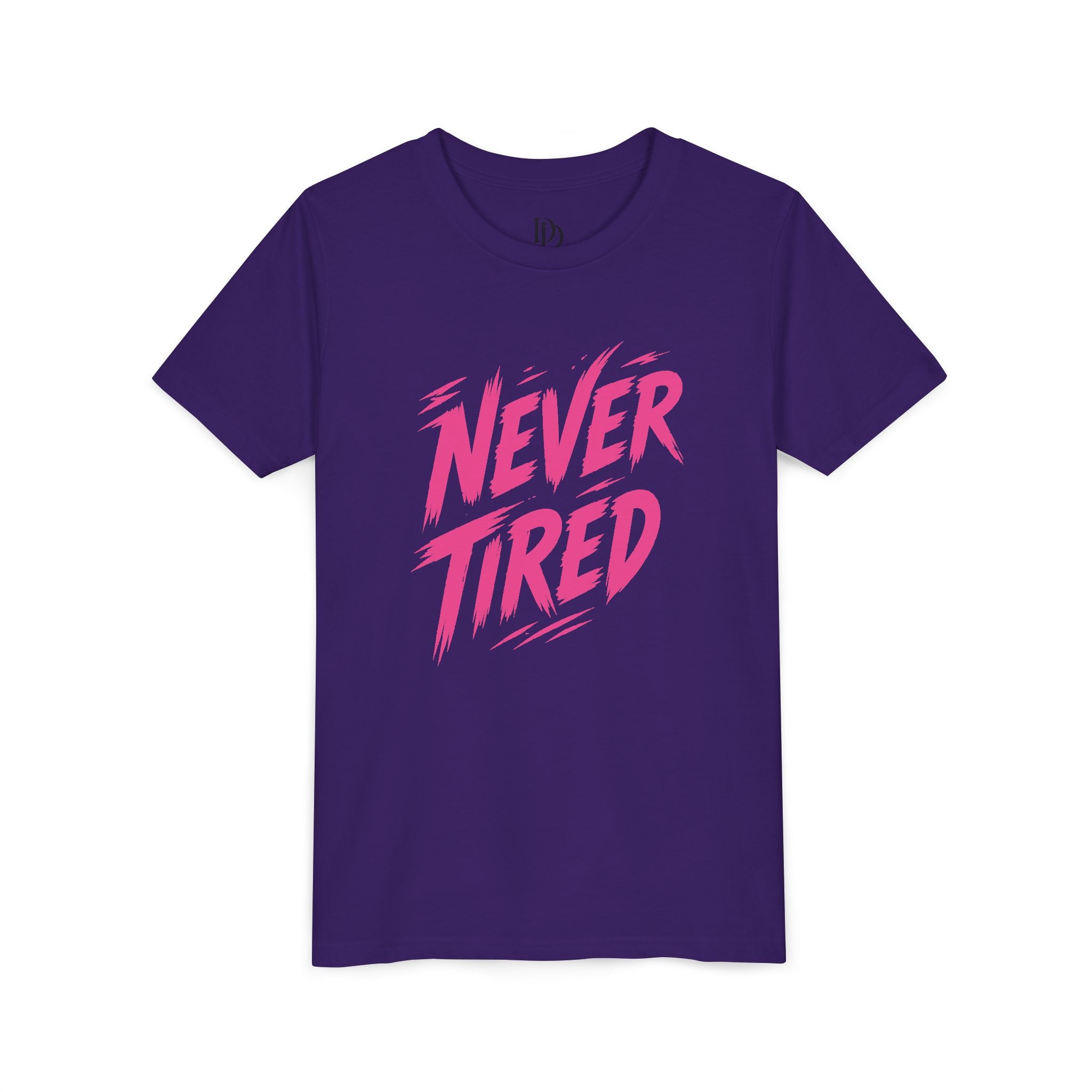 Never Tired Youth Tee - Pink Print