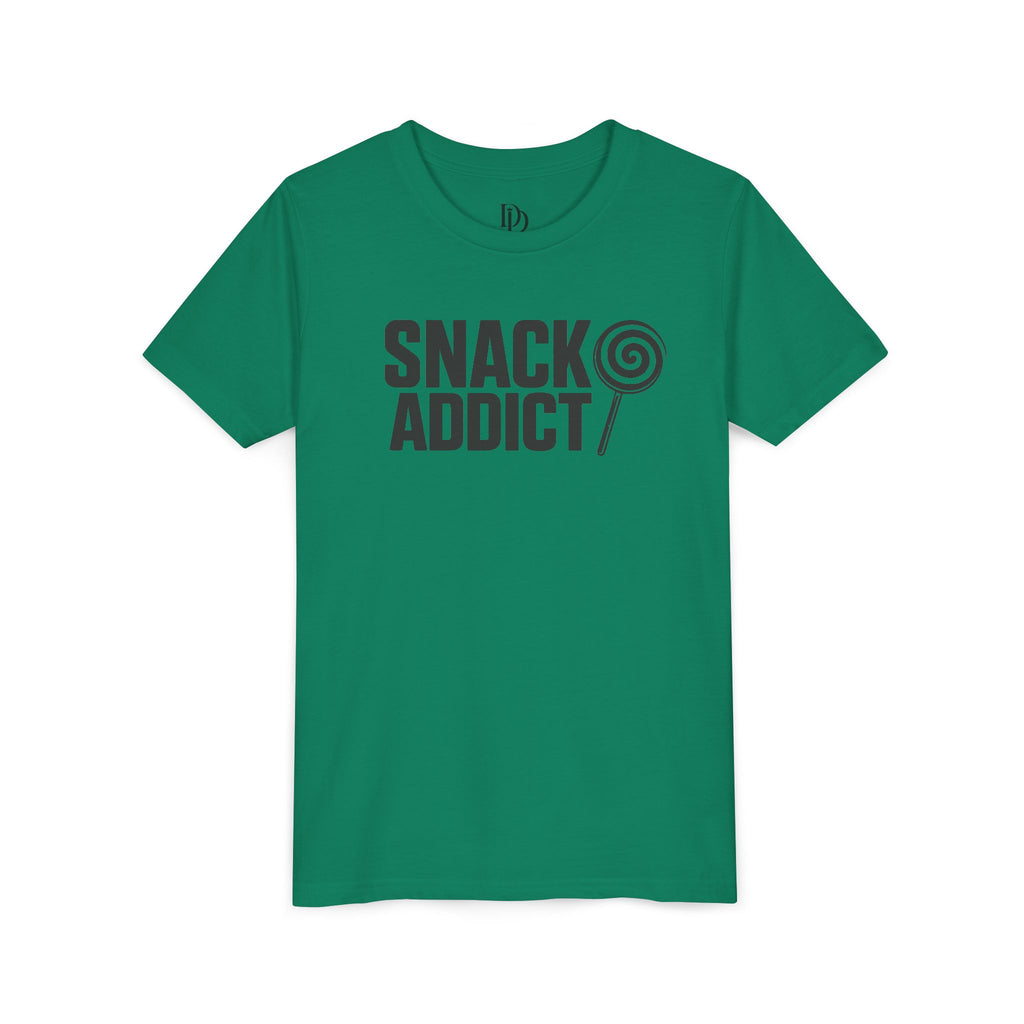 Snack Addict Youth Tee - Black Print
