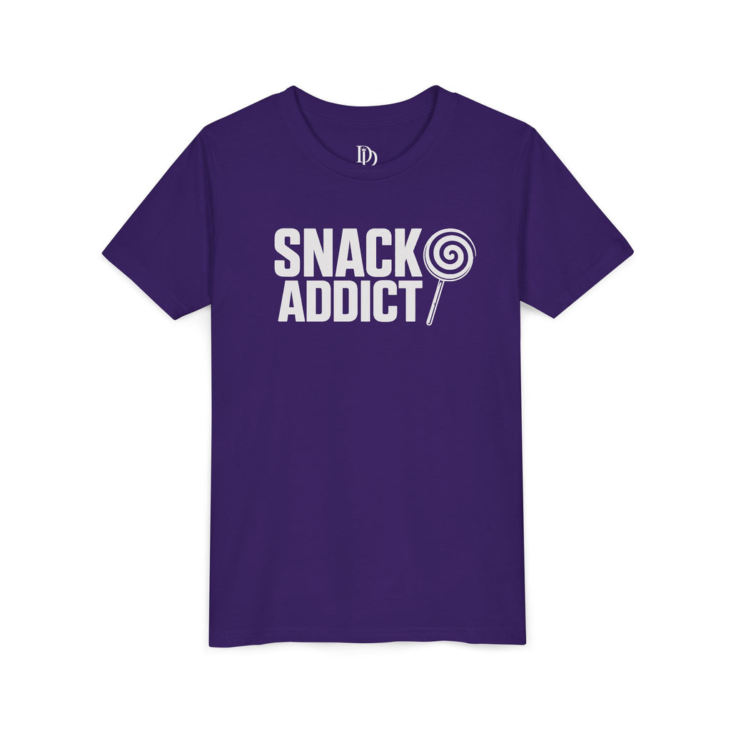 Snack Addict Youth Tee - White Print