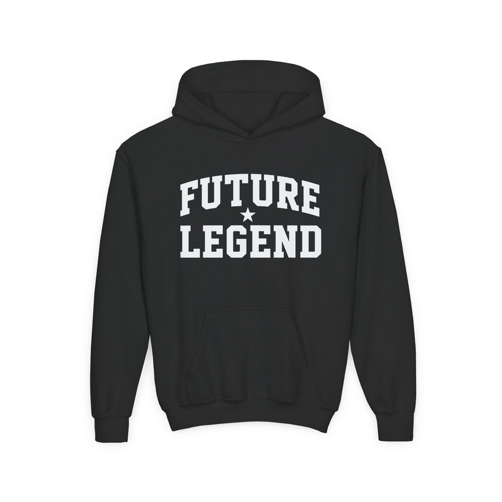 Youth Hoodie - "Future Legend" - White Print