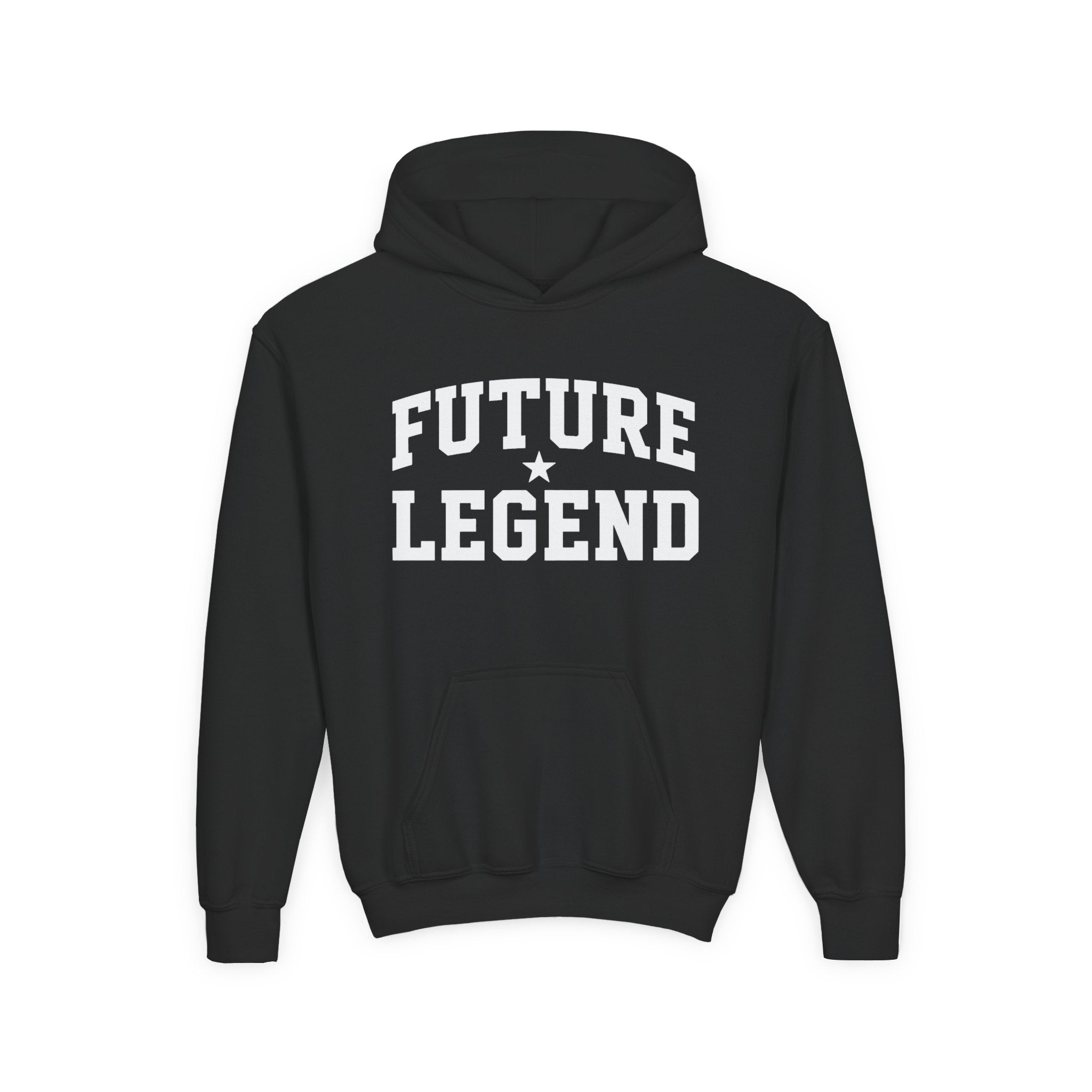 Youth Hoodie - "Future Legend" - White Print