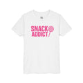 Snack Addict Youth Tee - Pink Print