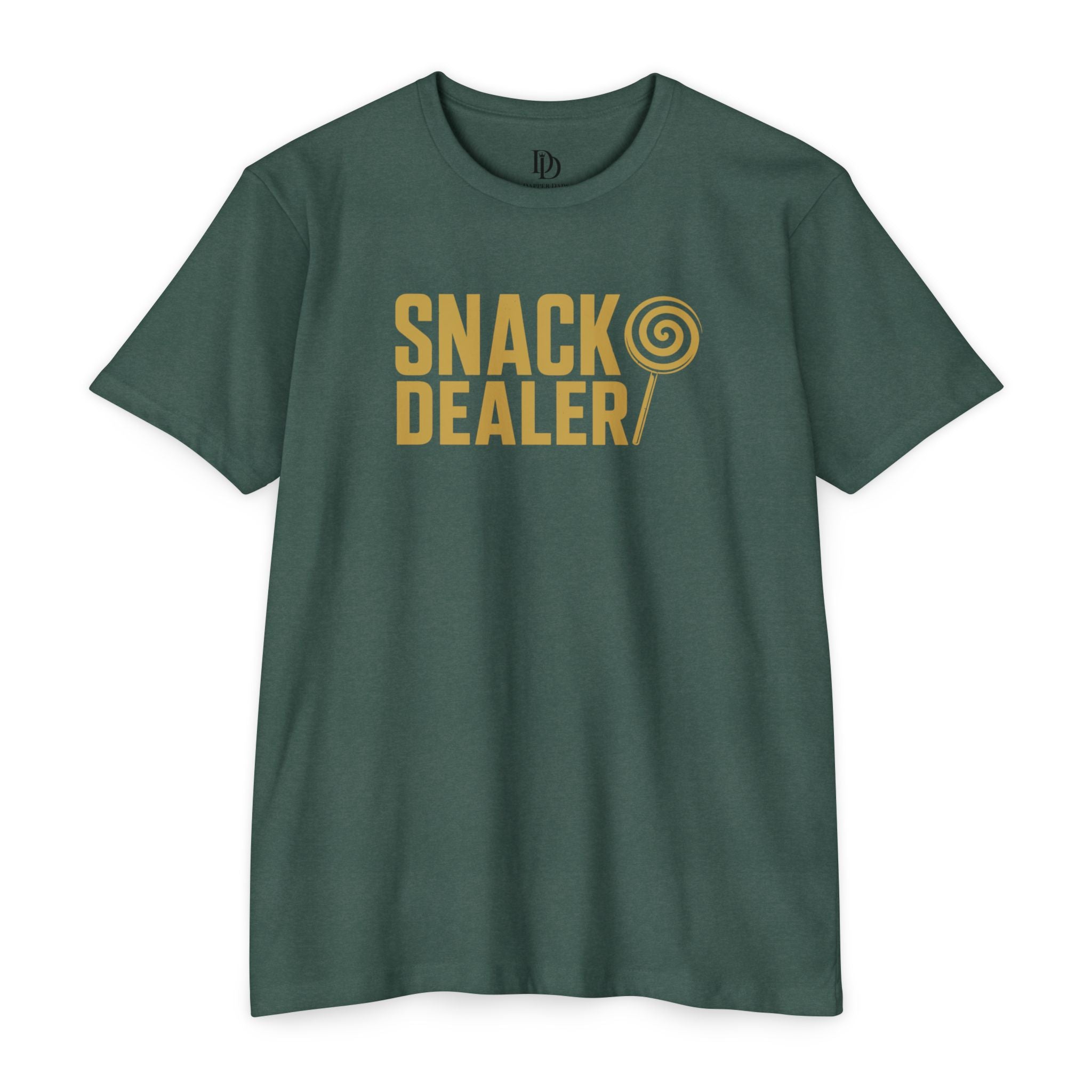Snack Dealer Adult Tee - Gold Print