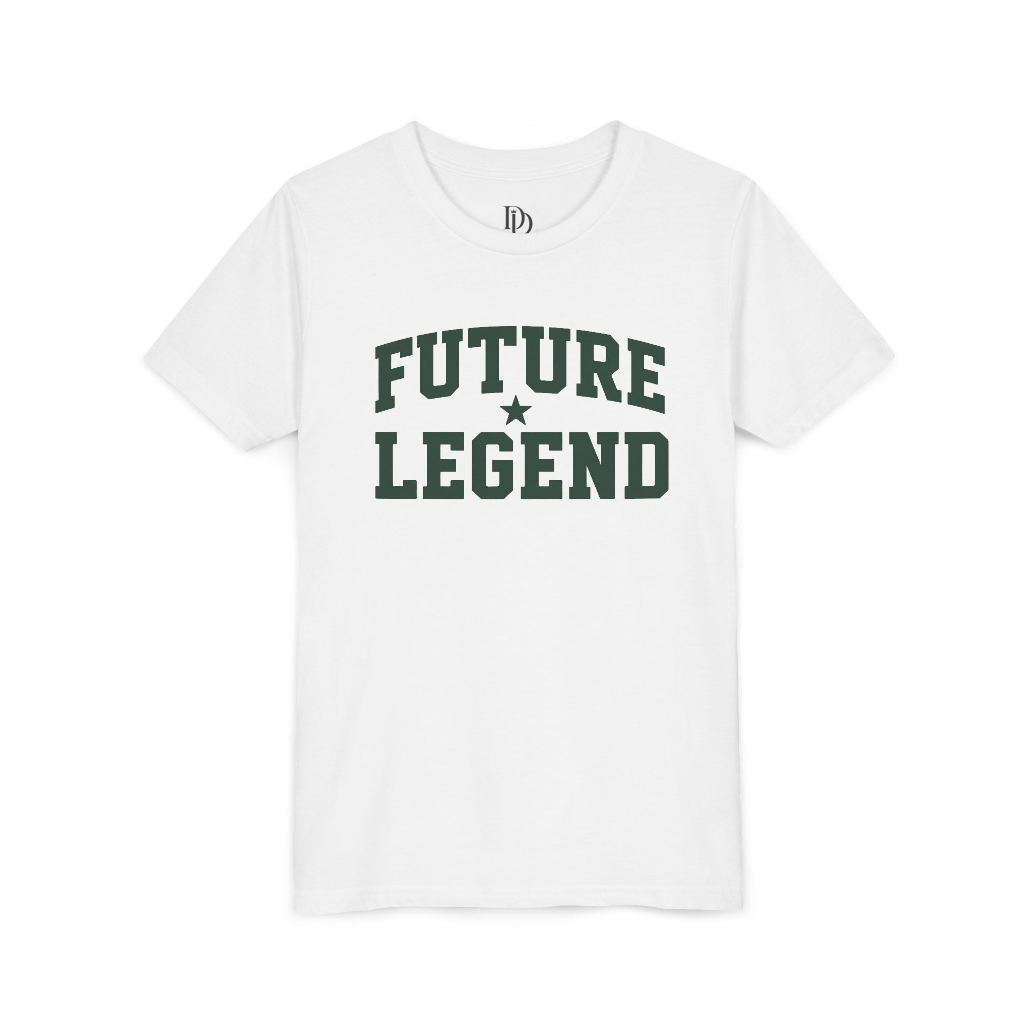 Future Legend Youth Tee - Green Print