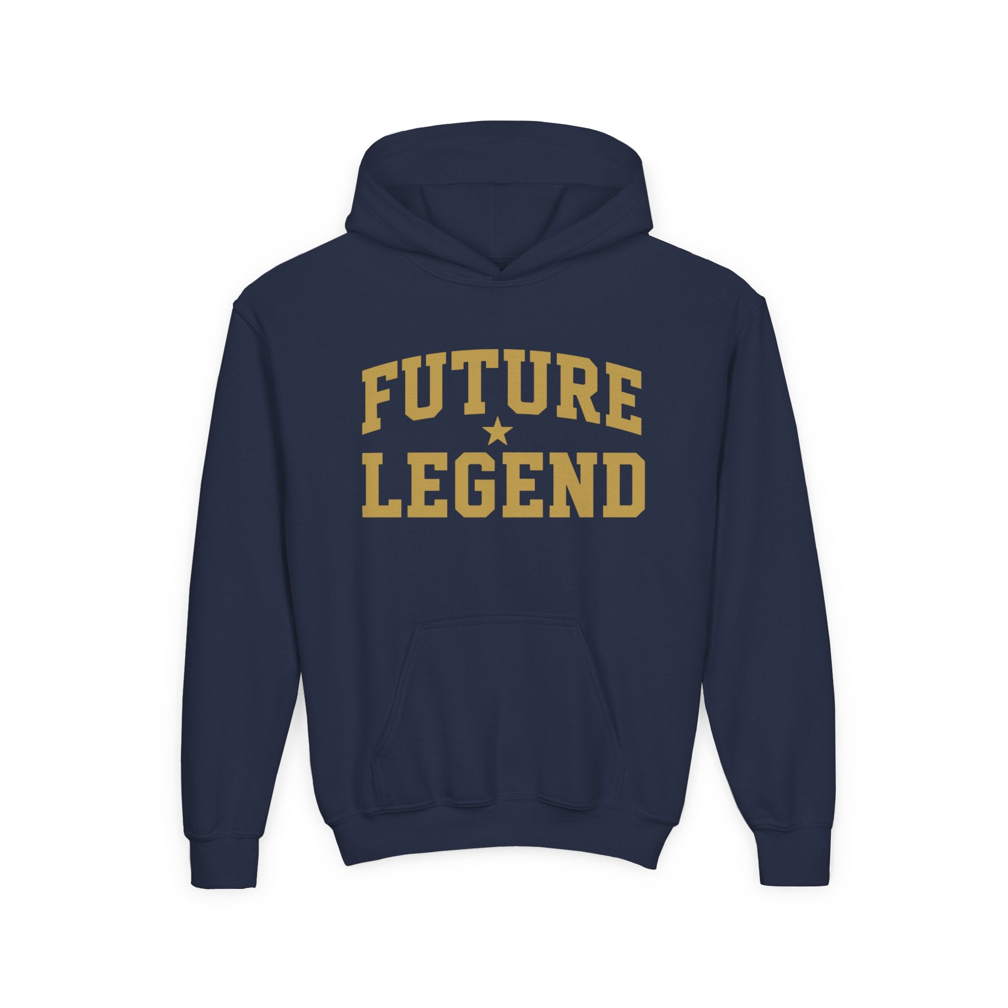 Youth Hoodie - "Future Legend" - Gold Print