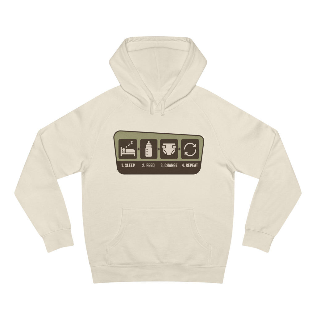 Sleep Feed Change Repeat Hoodie
