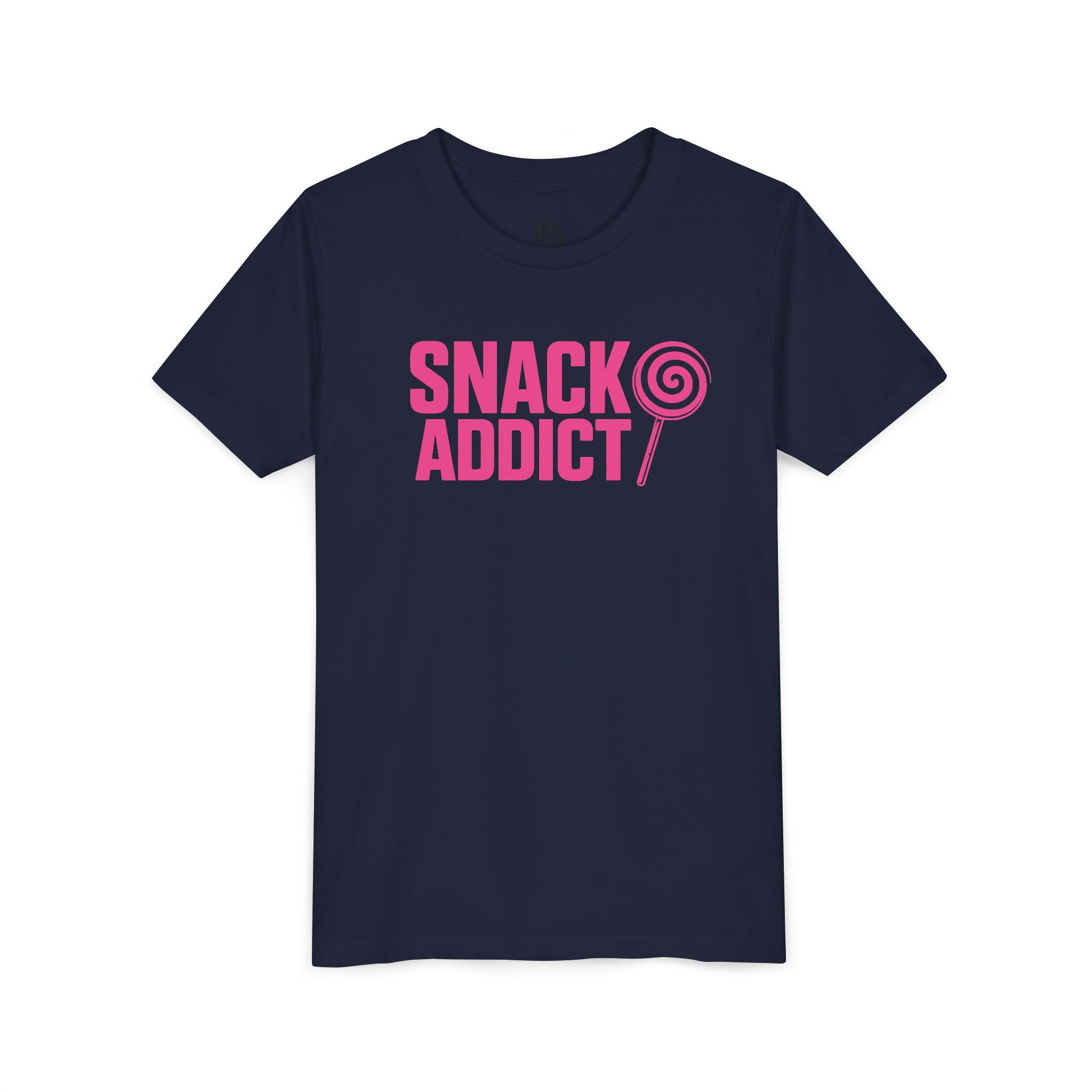 Snack Addict Youth Tee - Pink Print