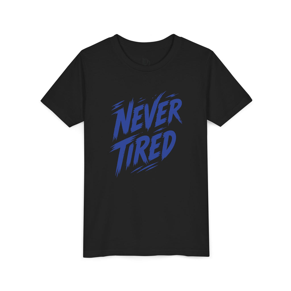 Never Tired Youth Tee - Blue Print