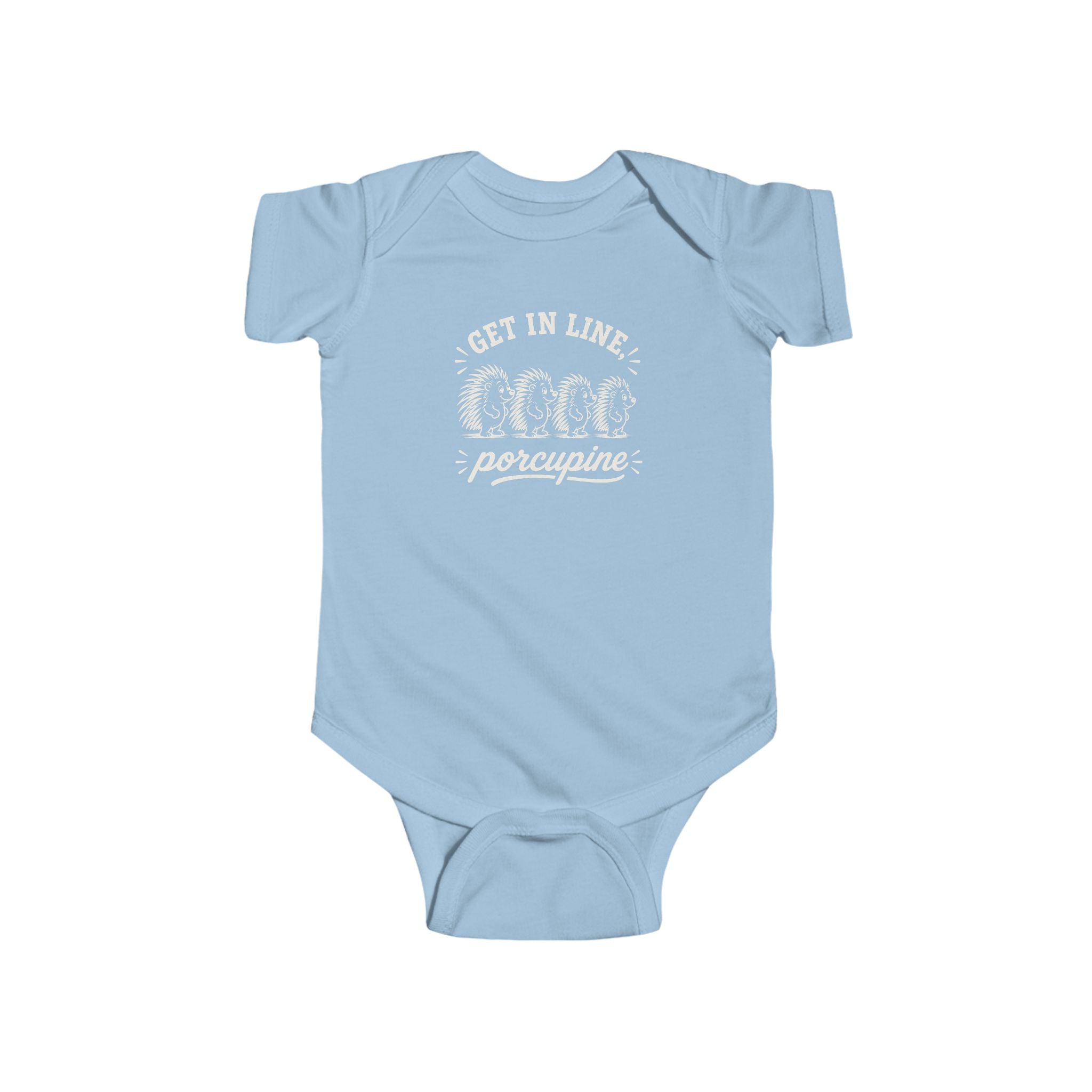 Parting Pals Baby Onesie - Get In Line, Porcupine