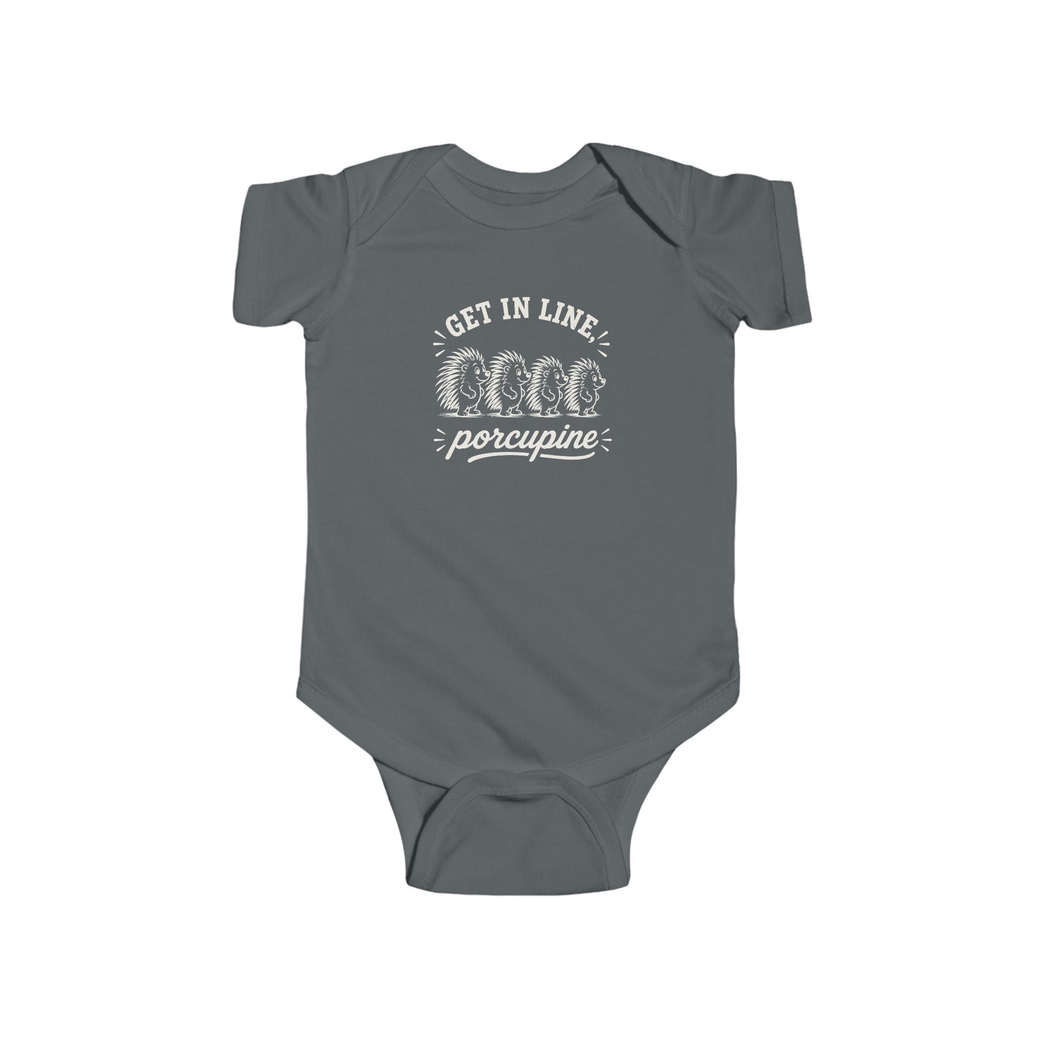 Parting Pals Baby Onesie - Get In Line, Porcupine