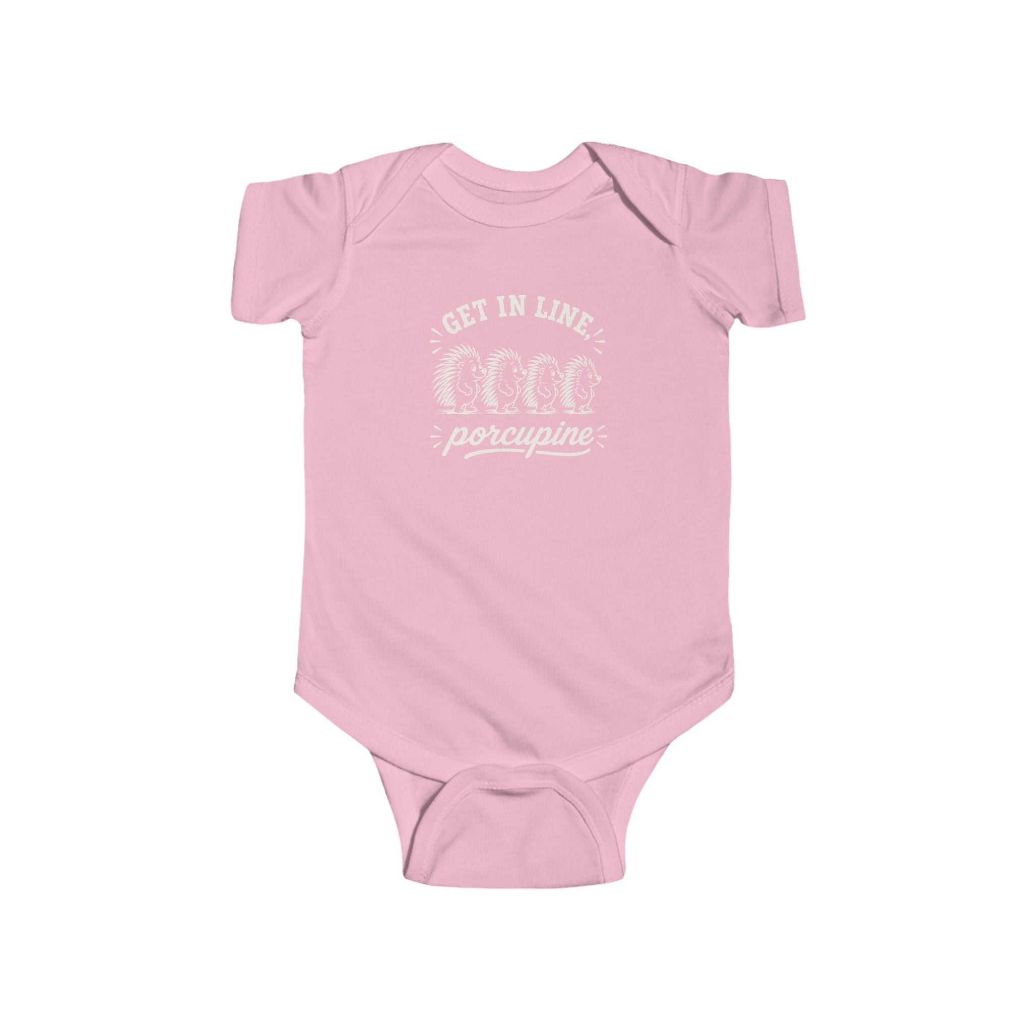 Parting Pals Baby Onesie - Get In Line, Porcupine