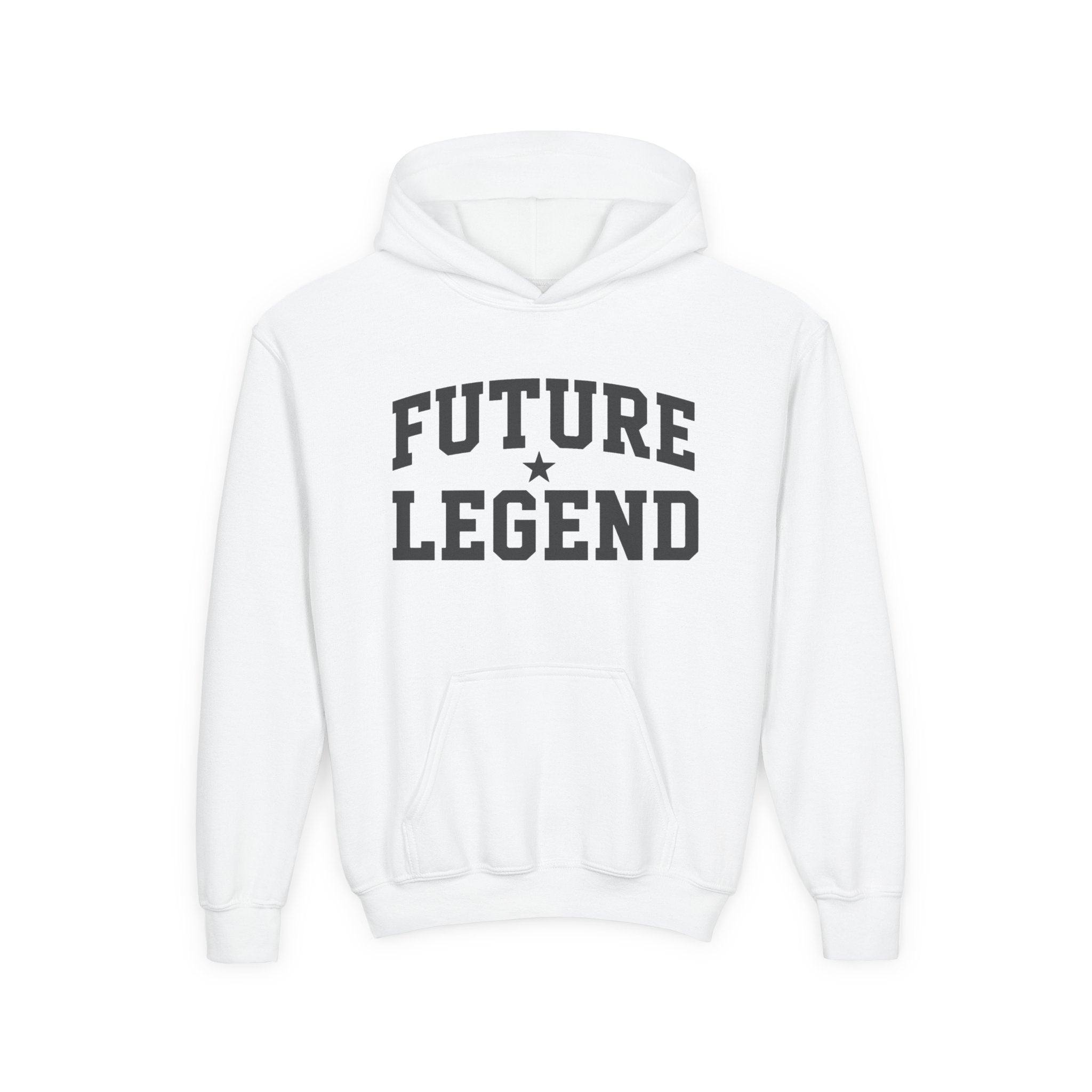 Youth Hoodie - "Future Legend" - Black Print