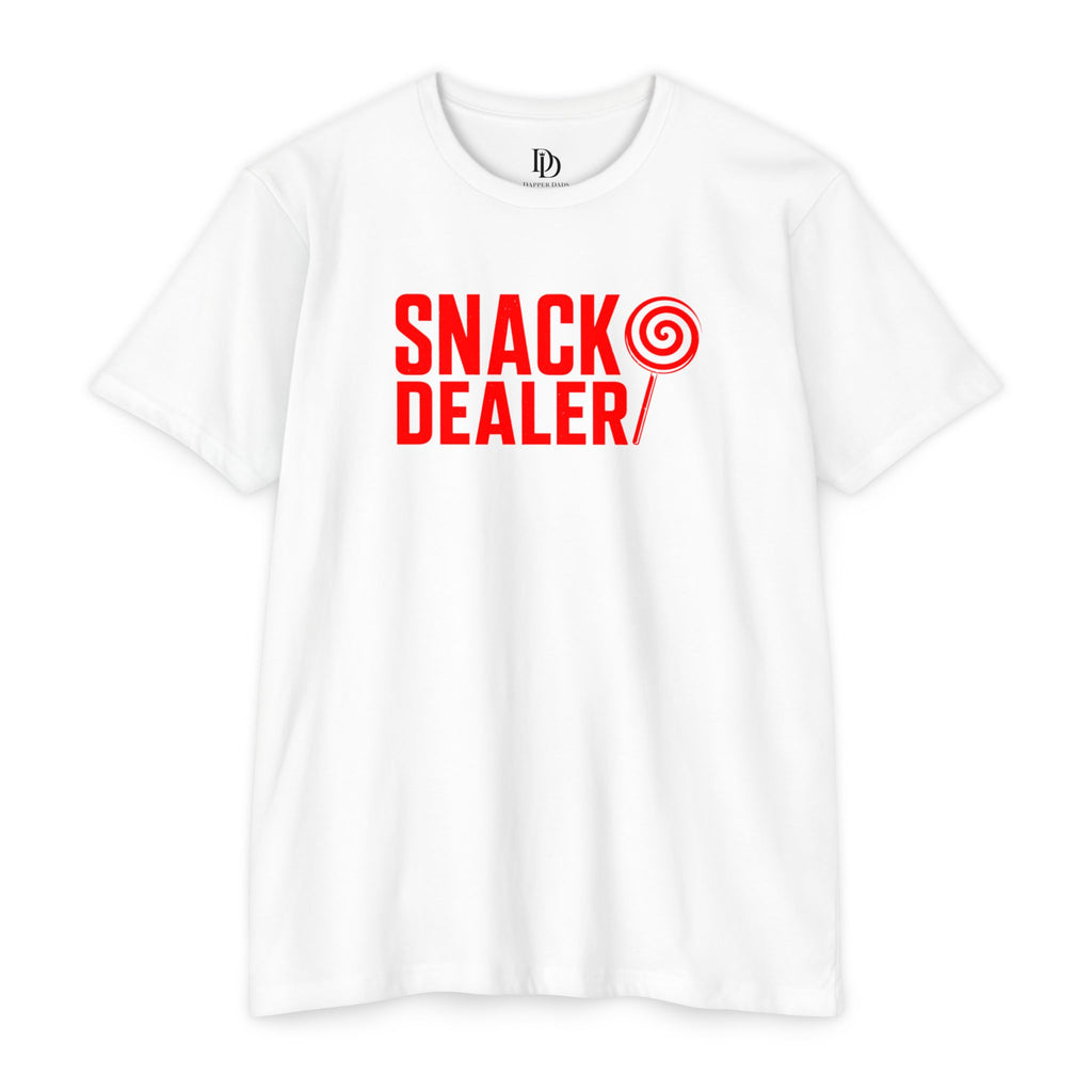 Snack Dealer Adult Tee - Red Print