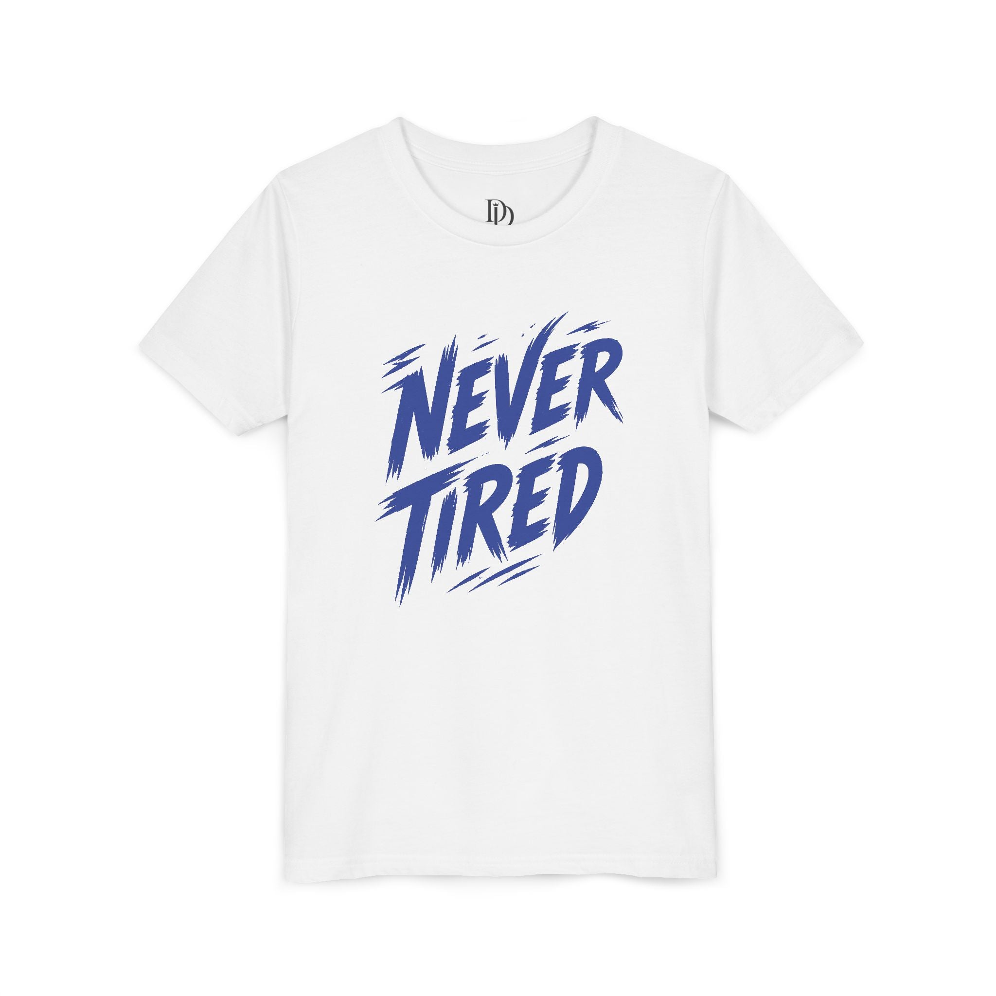 Never Tired Youth Tee - Blue Print