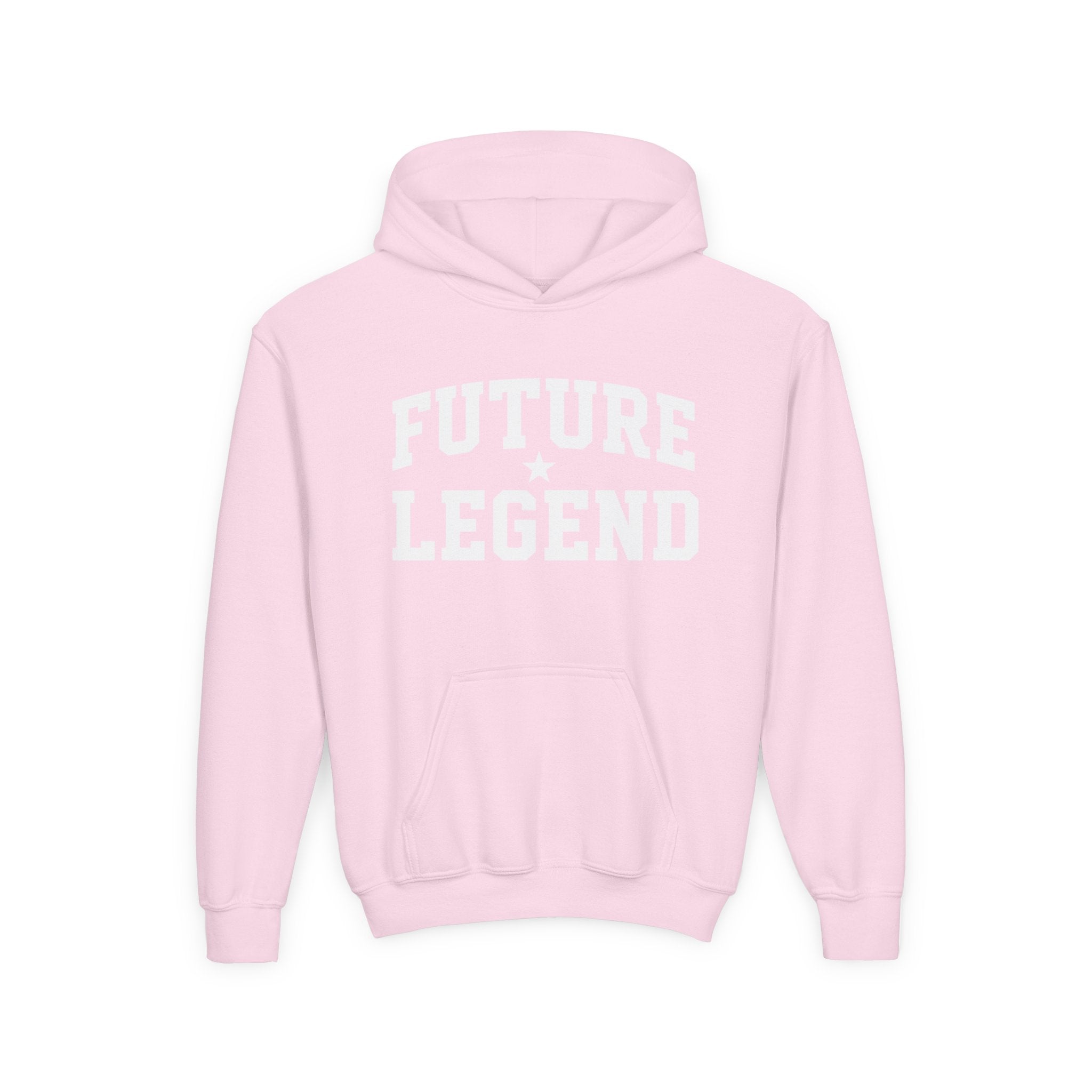 Youth Hoodie - "Future Legend" - White Print