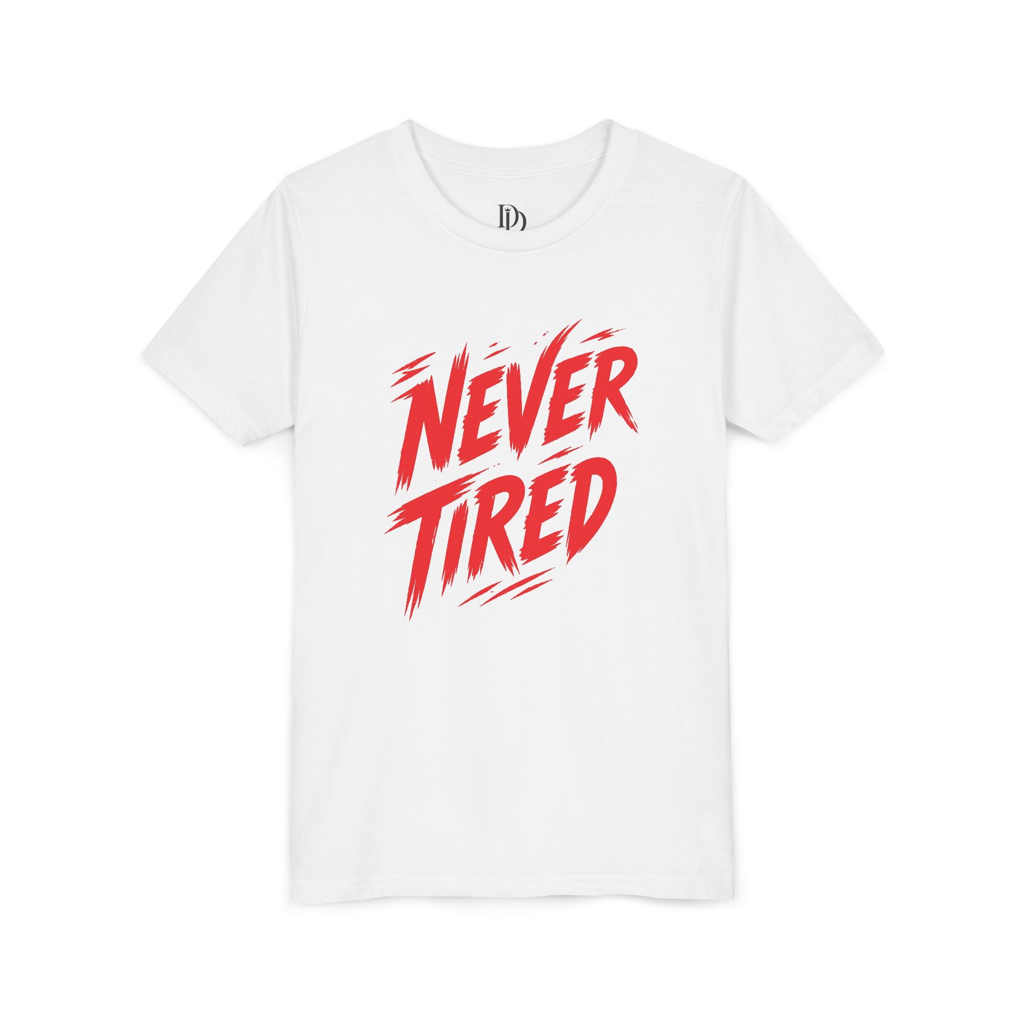 Never Tired Youth Tee - Red Print