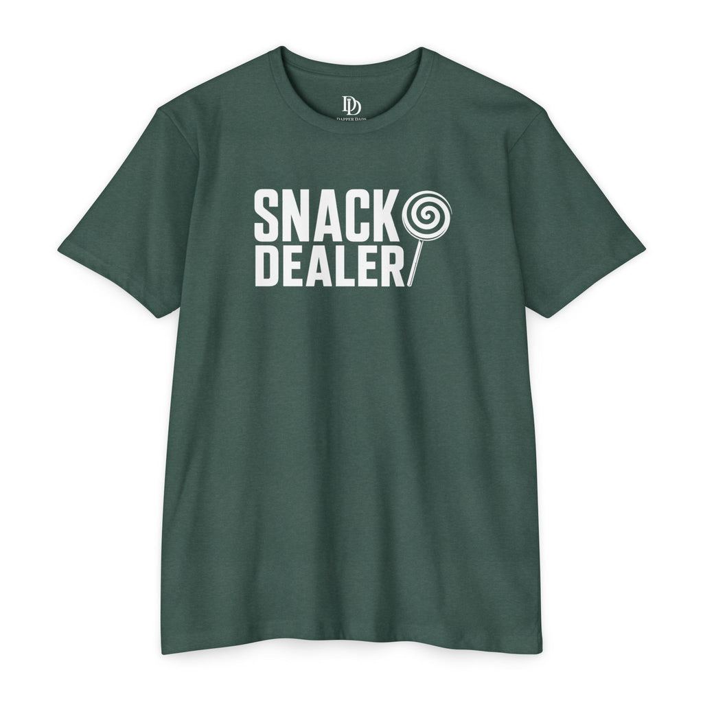 Snack Dealer Adult Tee - White Print