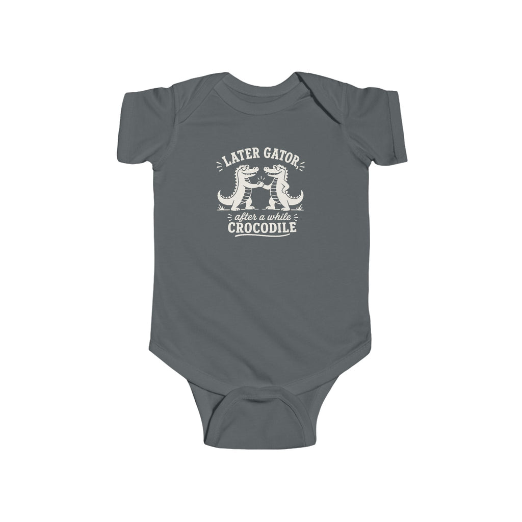 Parting Pals Baby Onesie - Later Gator, After Awhile Crocodile